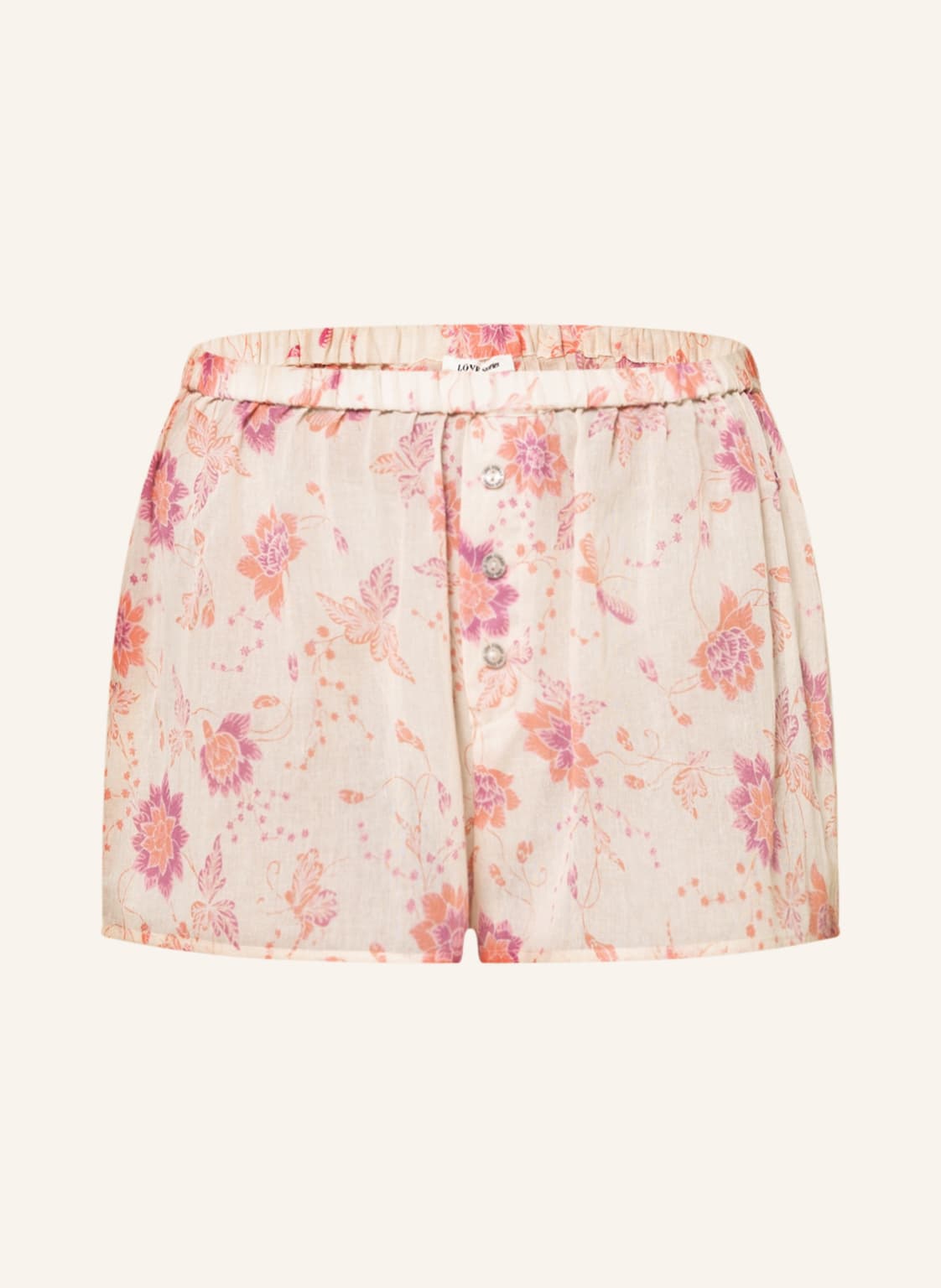 Image of Love Stories Lounge-Shorts Sunday weiss