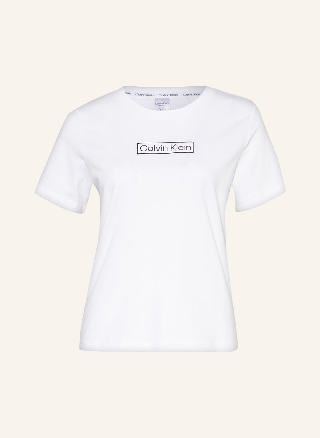 Image of Calvin Klein Lounge-Shirt Reimagined Heritage weiss