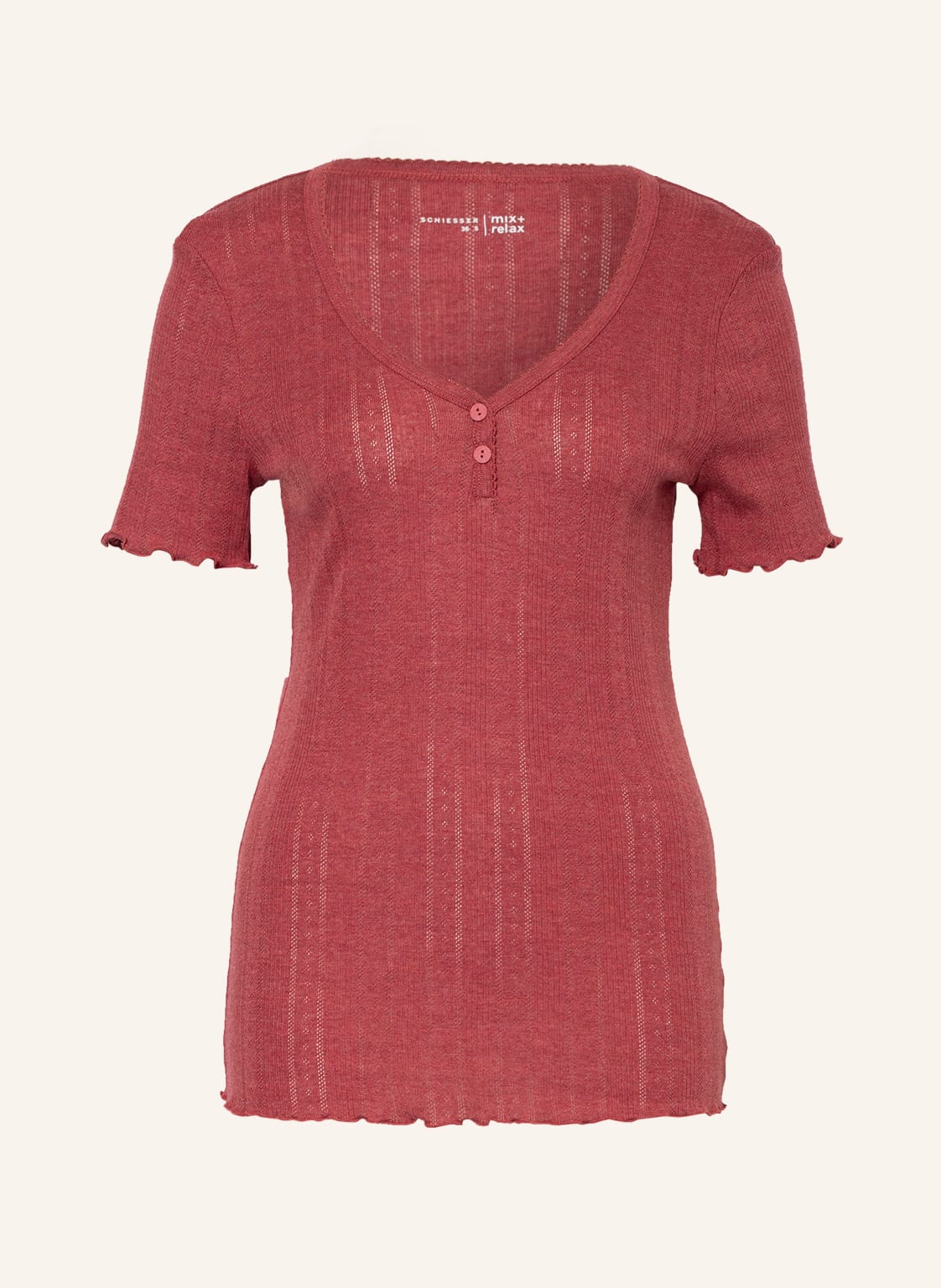 Image of Schiesser Schlafshirt Mix+Relax pink