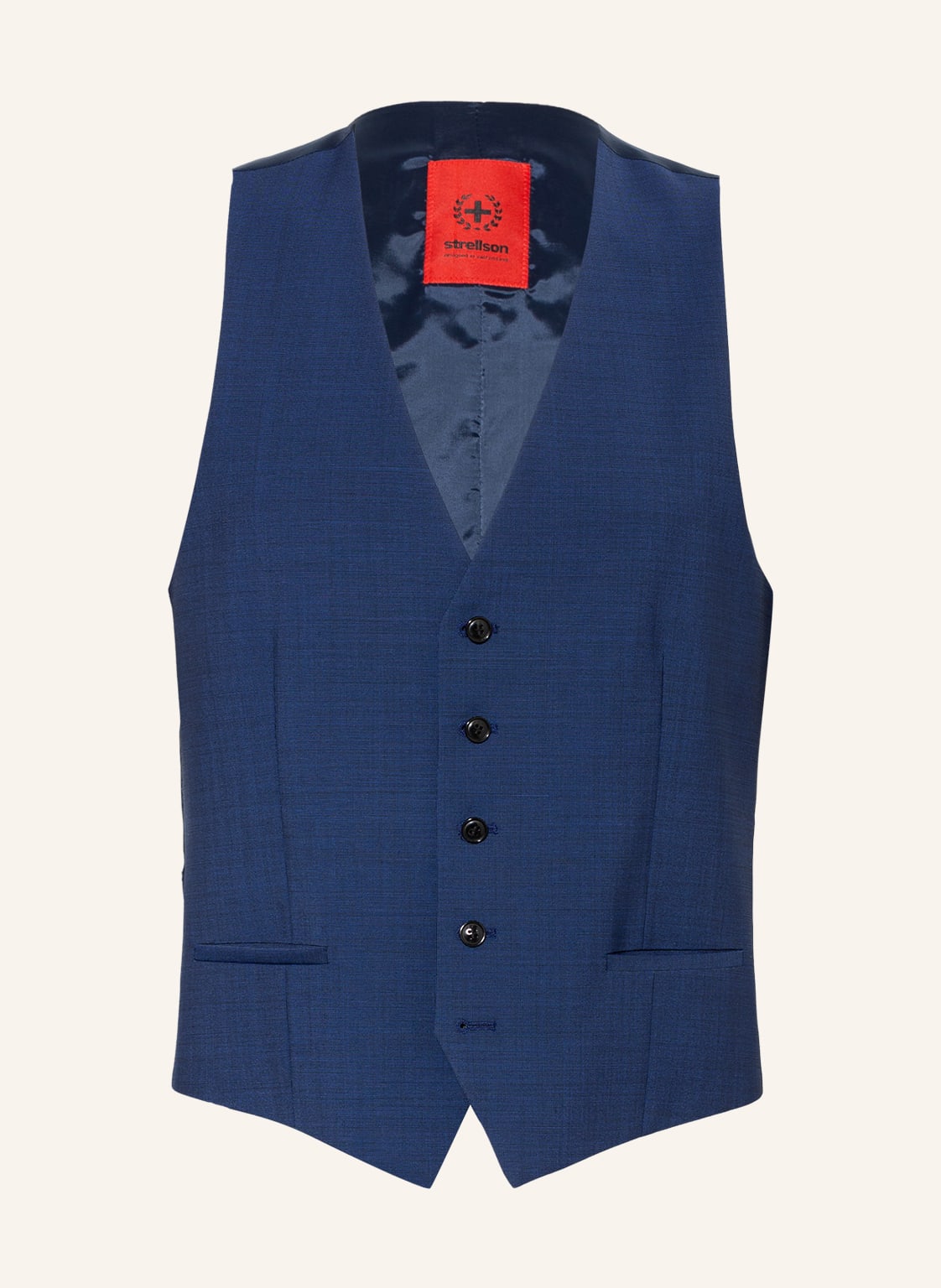 Image of Strellson Anzugweste Ves Slim Fit blau