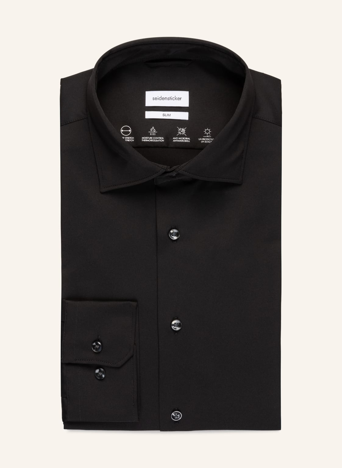 Image of Seidensticker Performancehemd Slim Fit schwarz