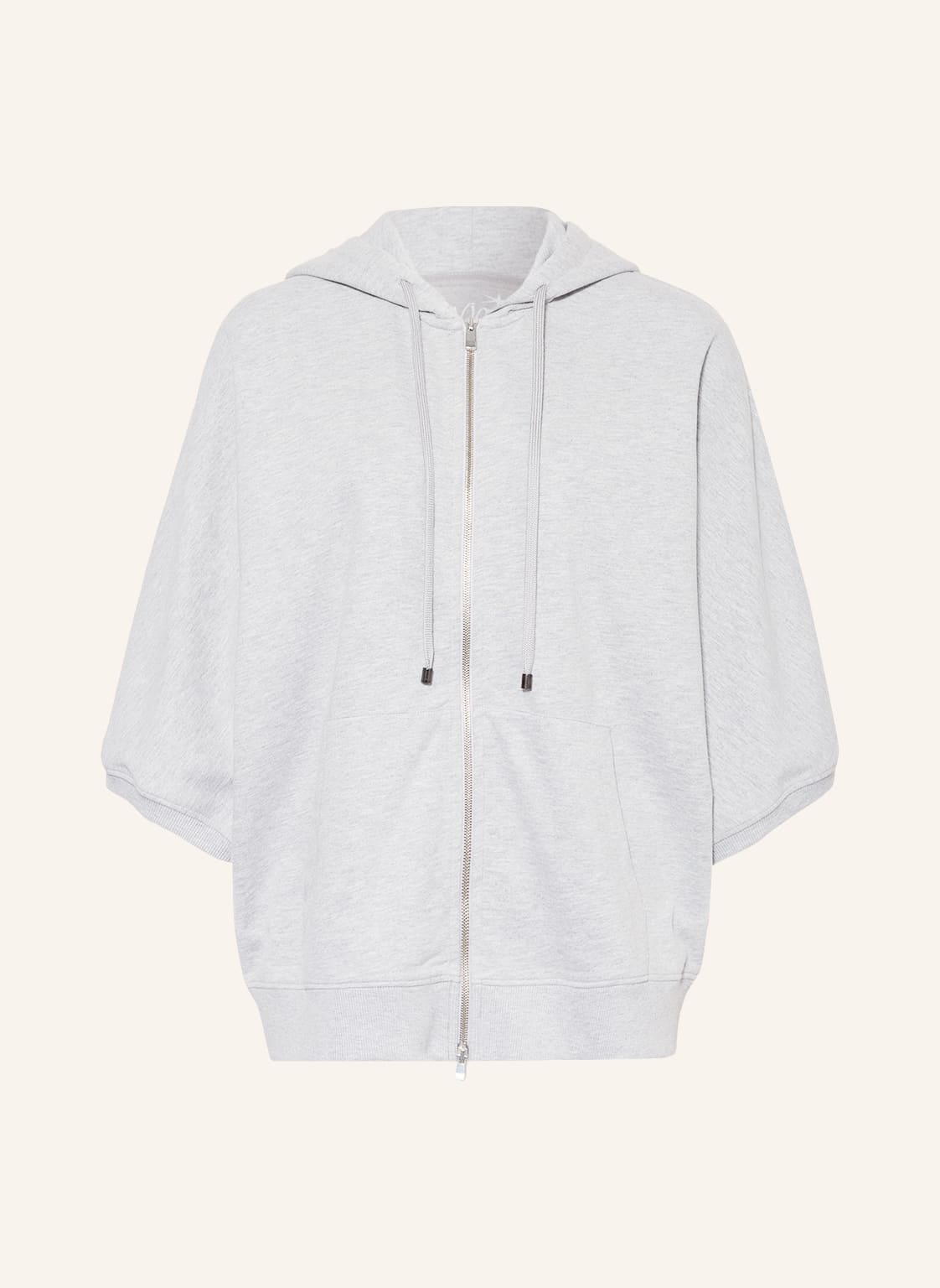 Image of Juvia Sweatjacke Mit 3/4-Arm grau
