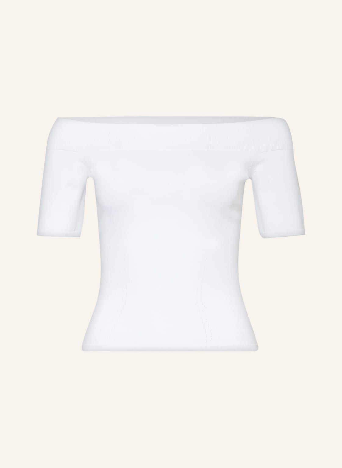 Image of Alexander Mcqueen Strick-Shirt weiss