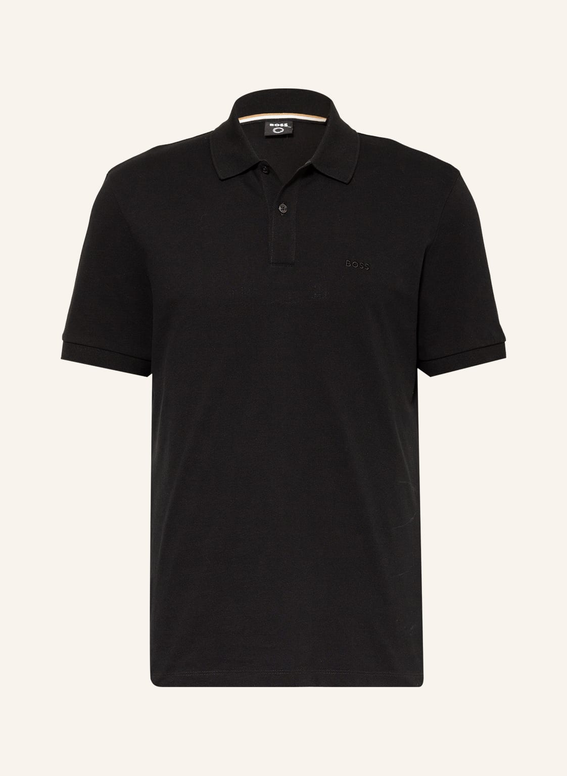 Image of Boss Piqué-Poloshirt Pallas Regular Fit schwarz