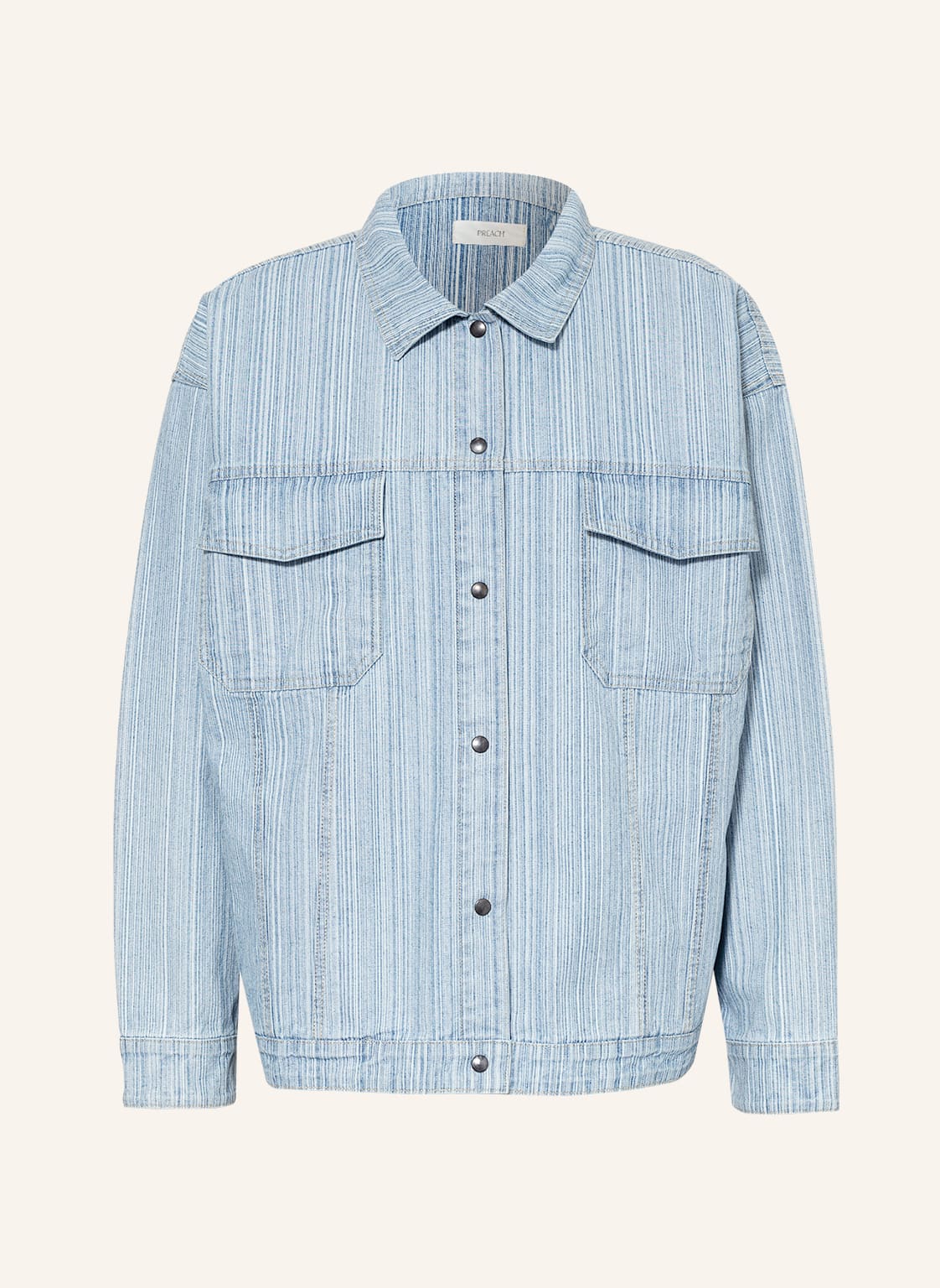Image of Preach Oversized-Jeansjacke blau