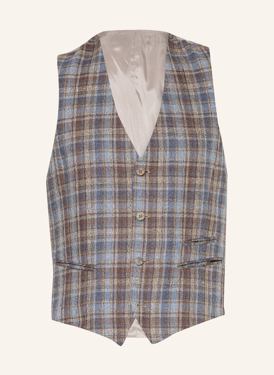 Image of Digel Anzugweste Laurent Extra Slim Fit blau