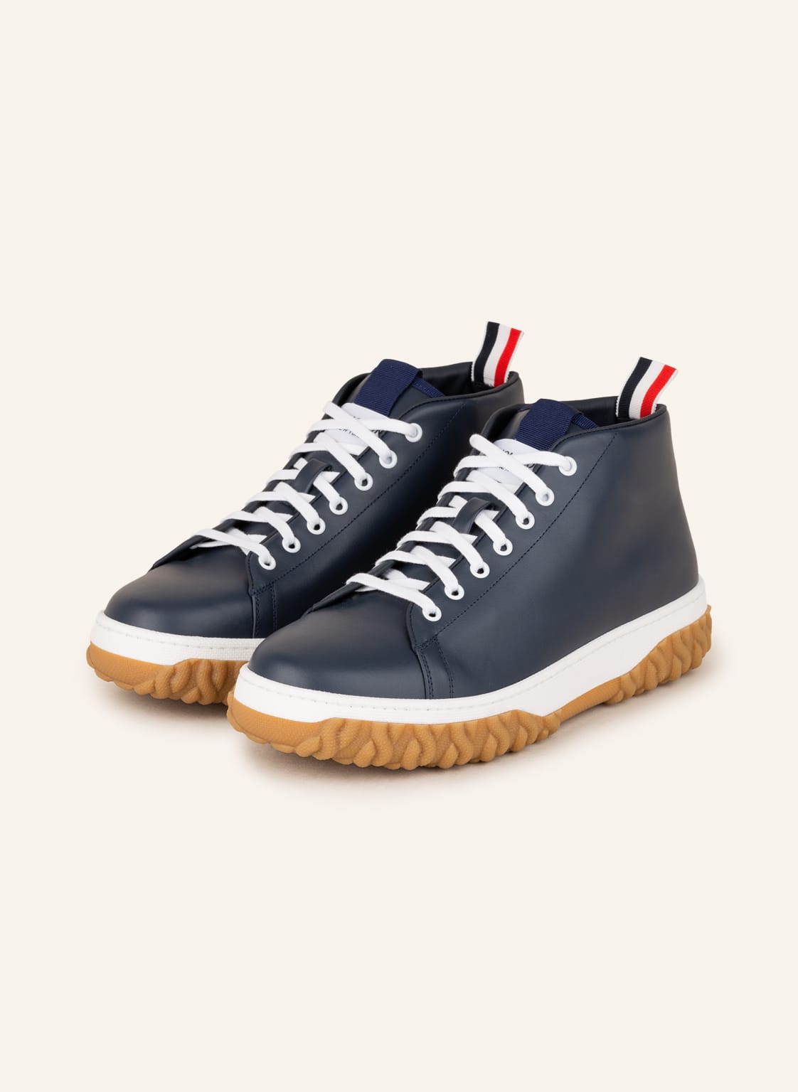 Image of Thom Browne. Hightop-Sneaker Court blau