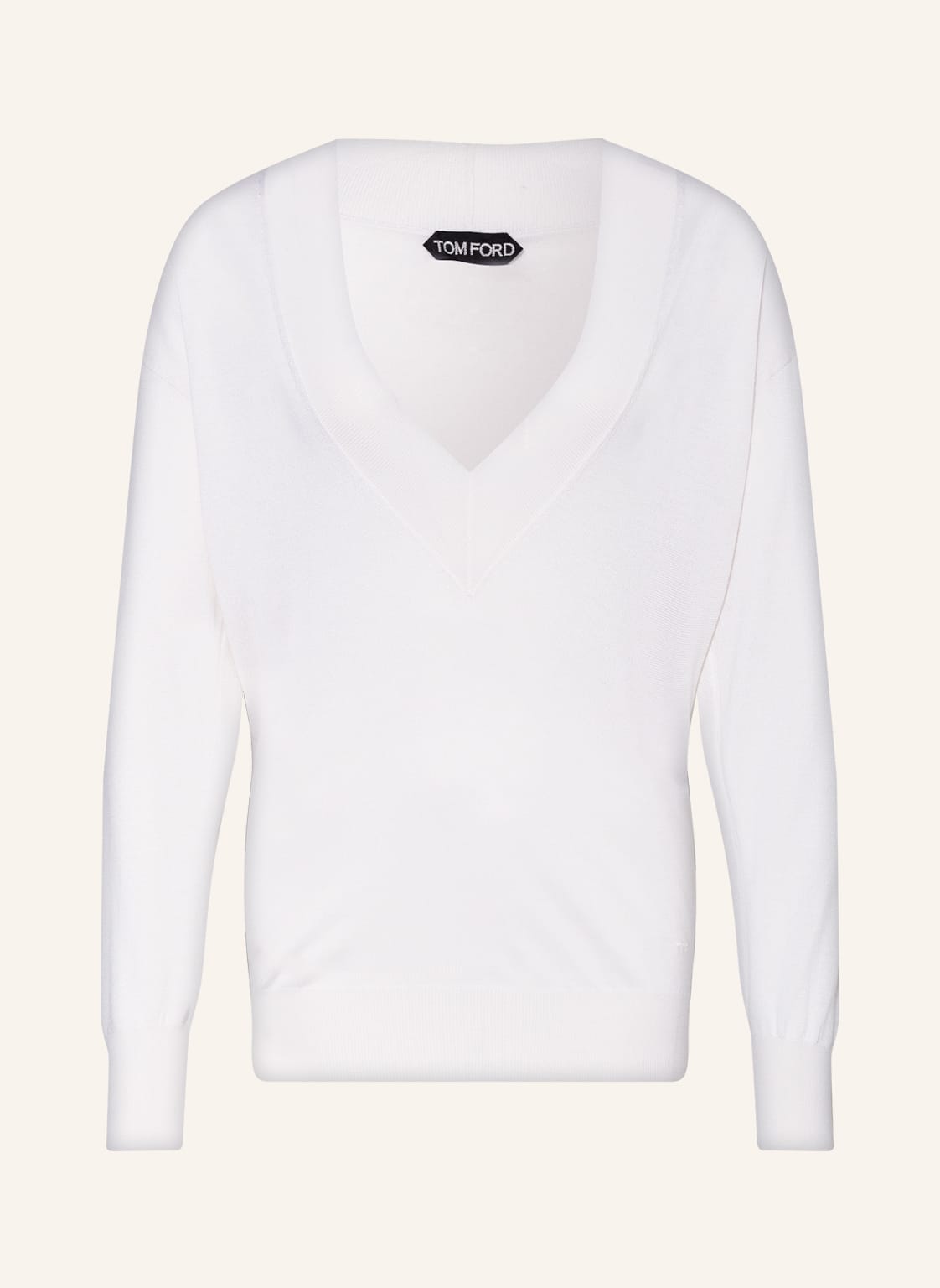 Image of Tom Ford Cashmere-Pullover weiss