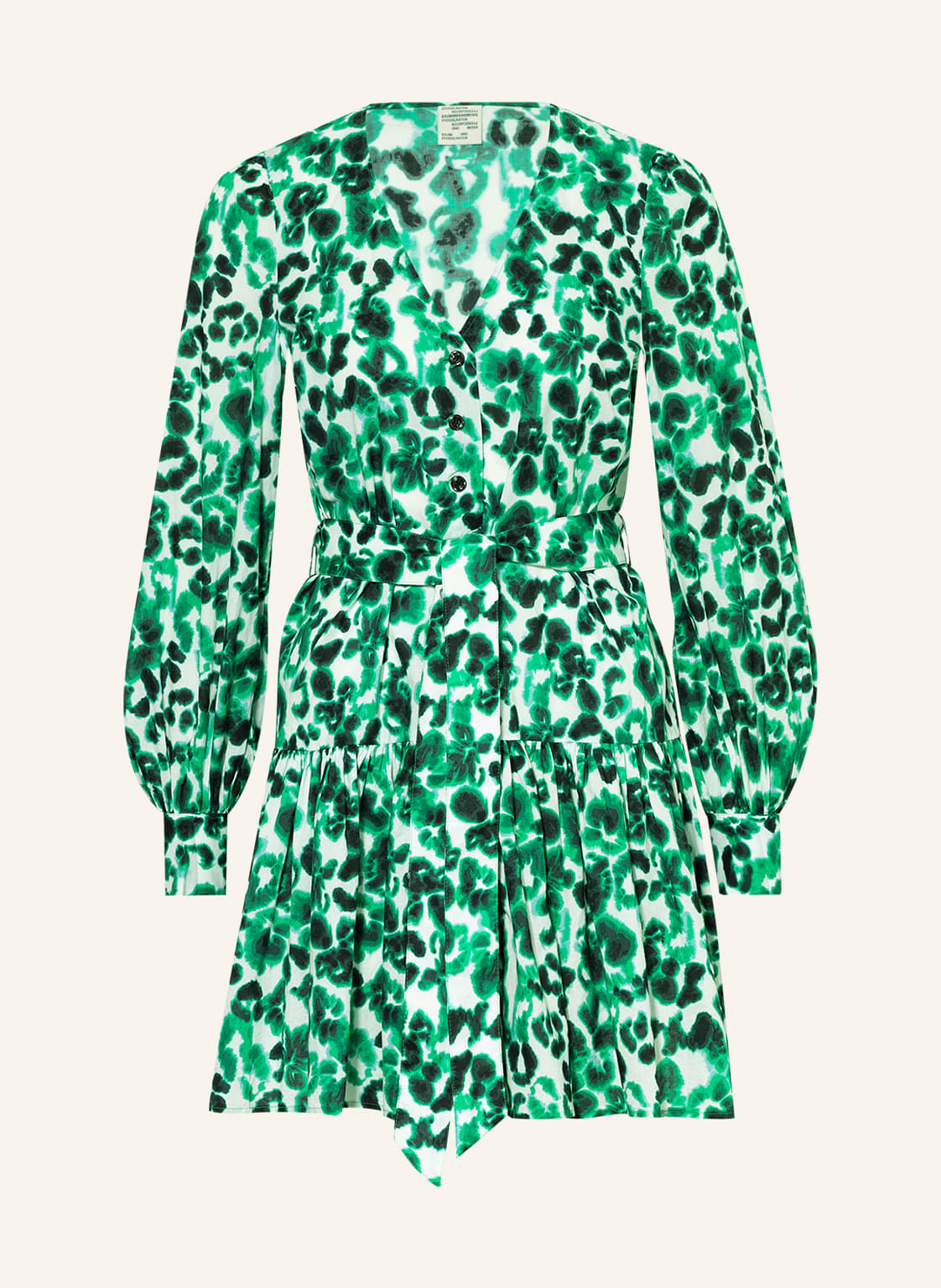 Image of Baum Und Pferdgarten Kleid Anise Mit Rüschen gruen