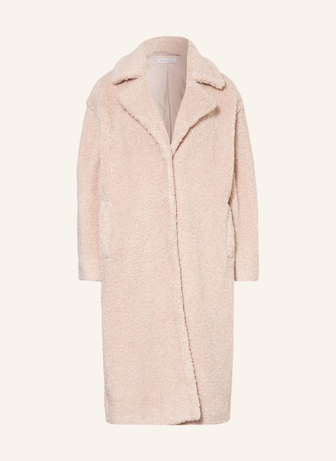 Image of Mrs & Hugs Teddyfell-Mantel beige