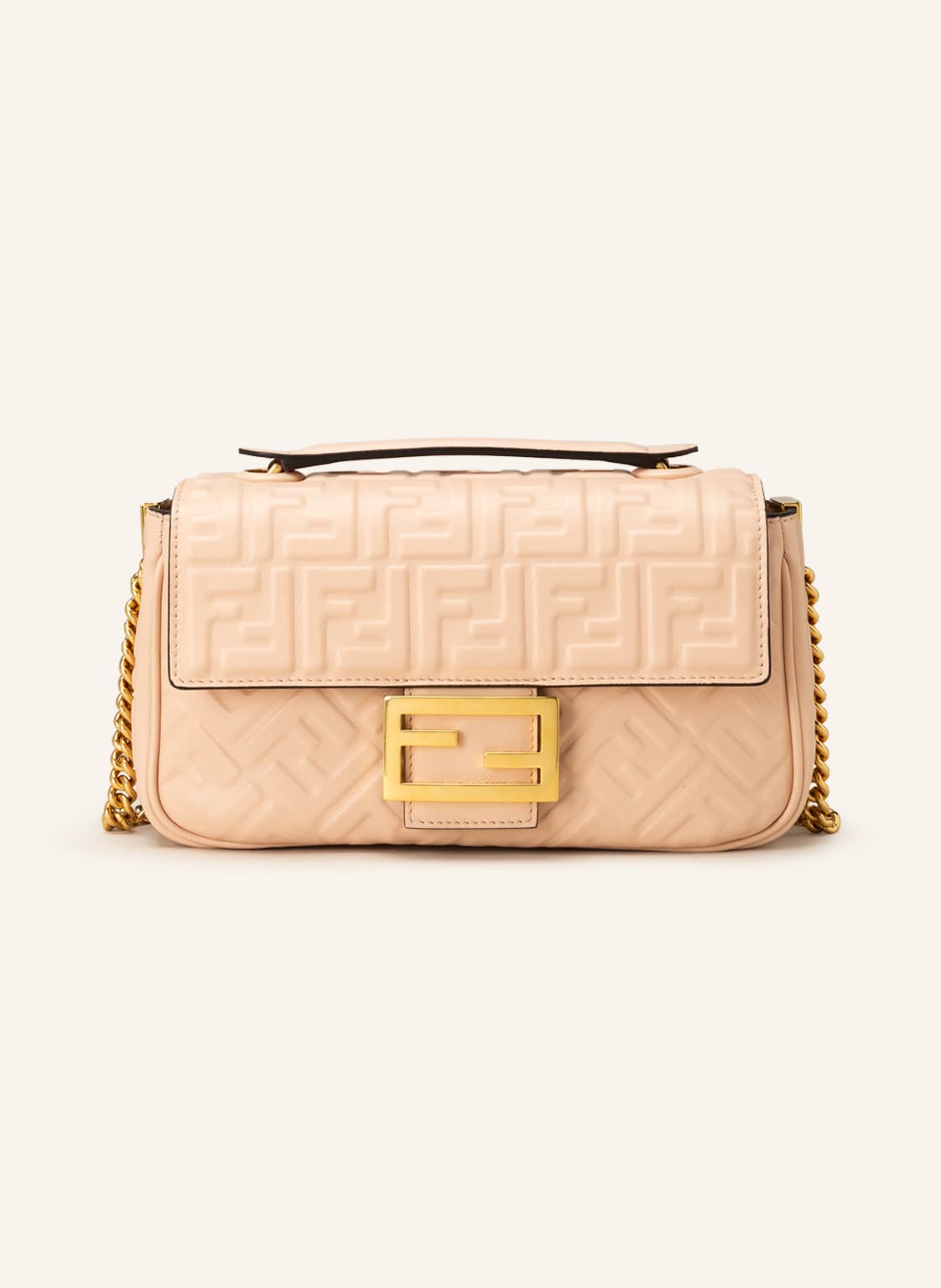 Image of Fendi Umhängetasche Baguette Midi rosa