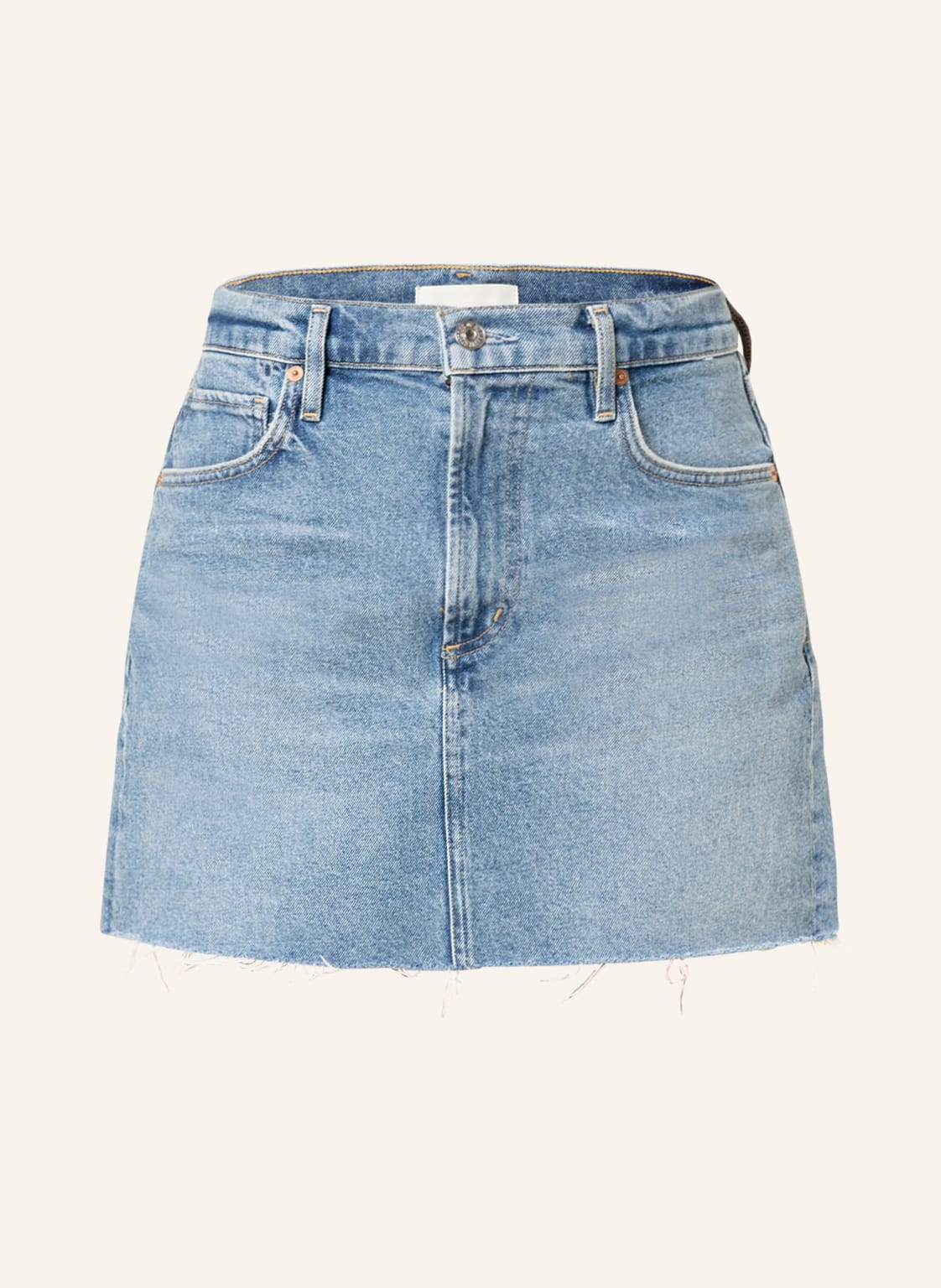 Image of Citizens Of Humanity Jeansrock Beatnik blau