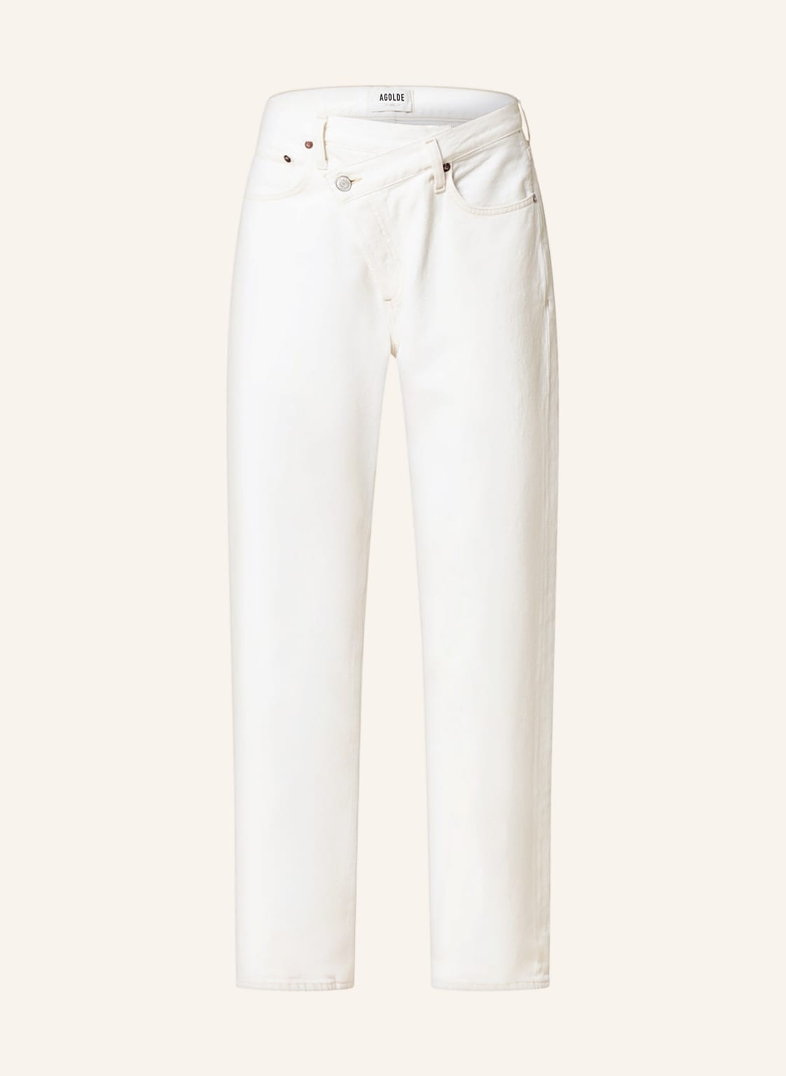 Image of Agolde Straight Jeans weiss