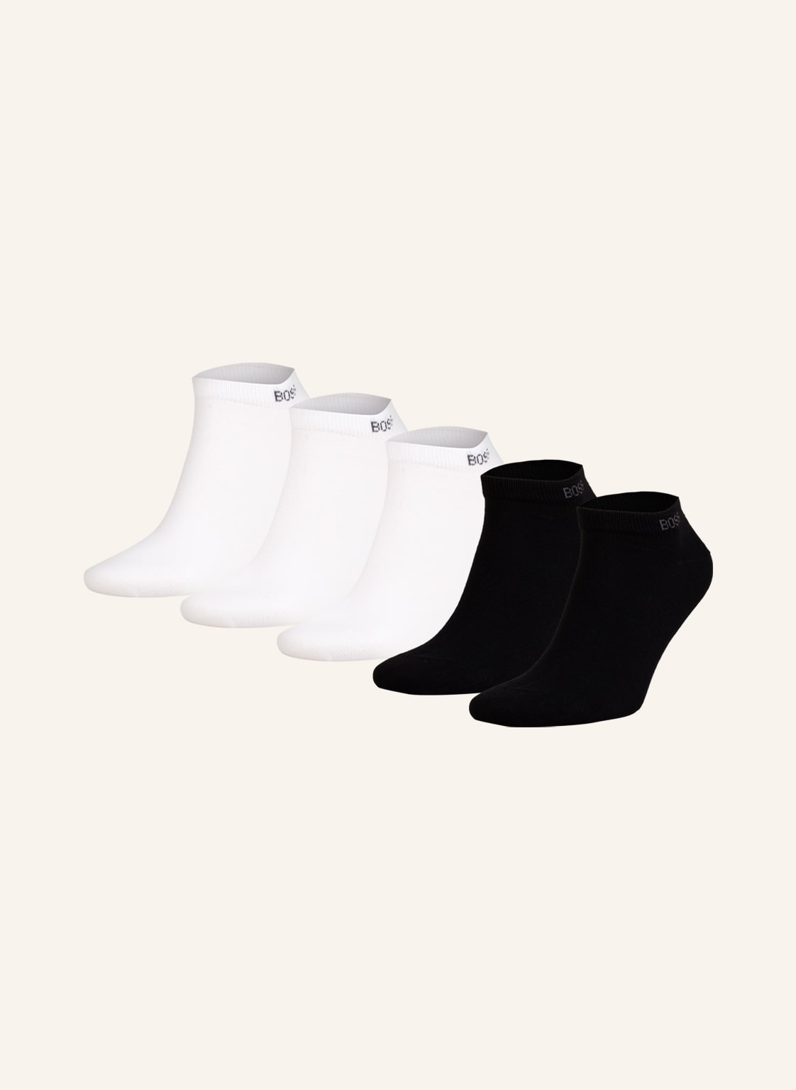 Image of Boss 5er-Pack Sneakersocken Uni Color schwarz