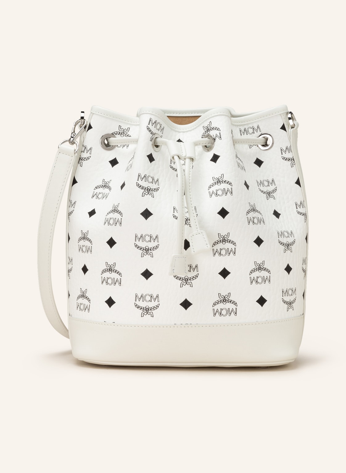 Image of Mcm Beuteltasche Dessau weiss