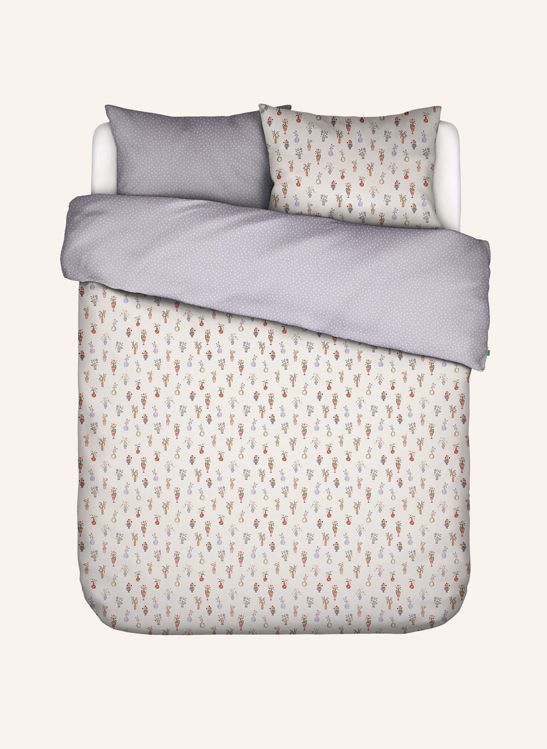 Image of Covers & Co Bettwäsche Field Of Vases gruen