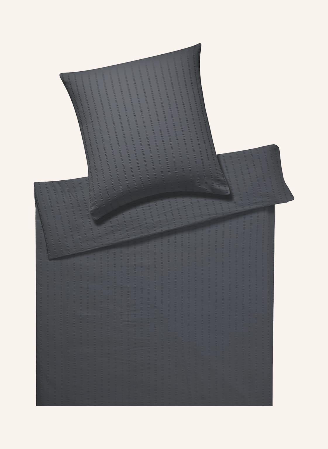 Image of Elegante Bettwäsche grau