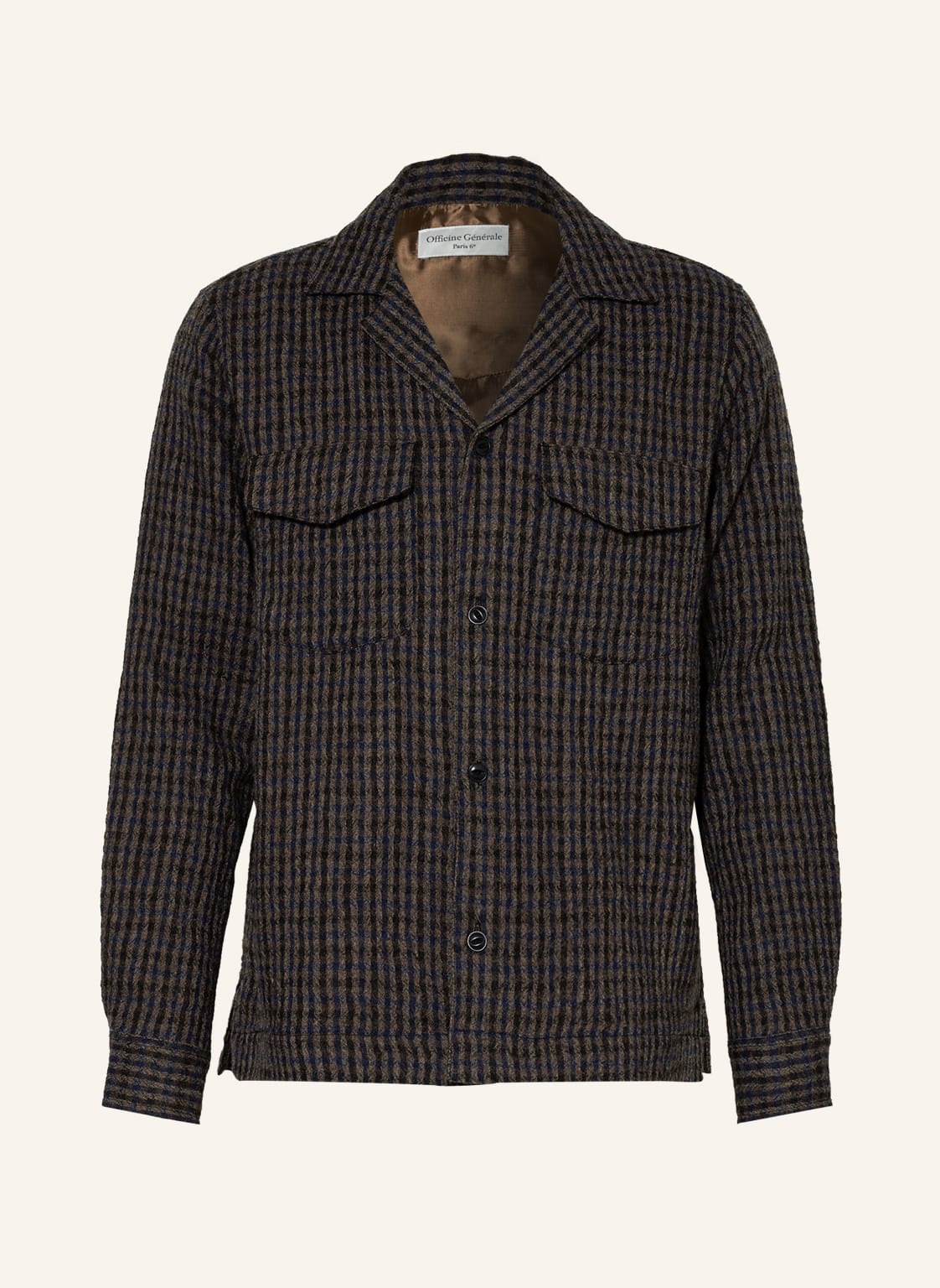 Image of Officine Générale Overjacket Judas braun