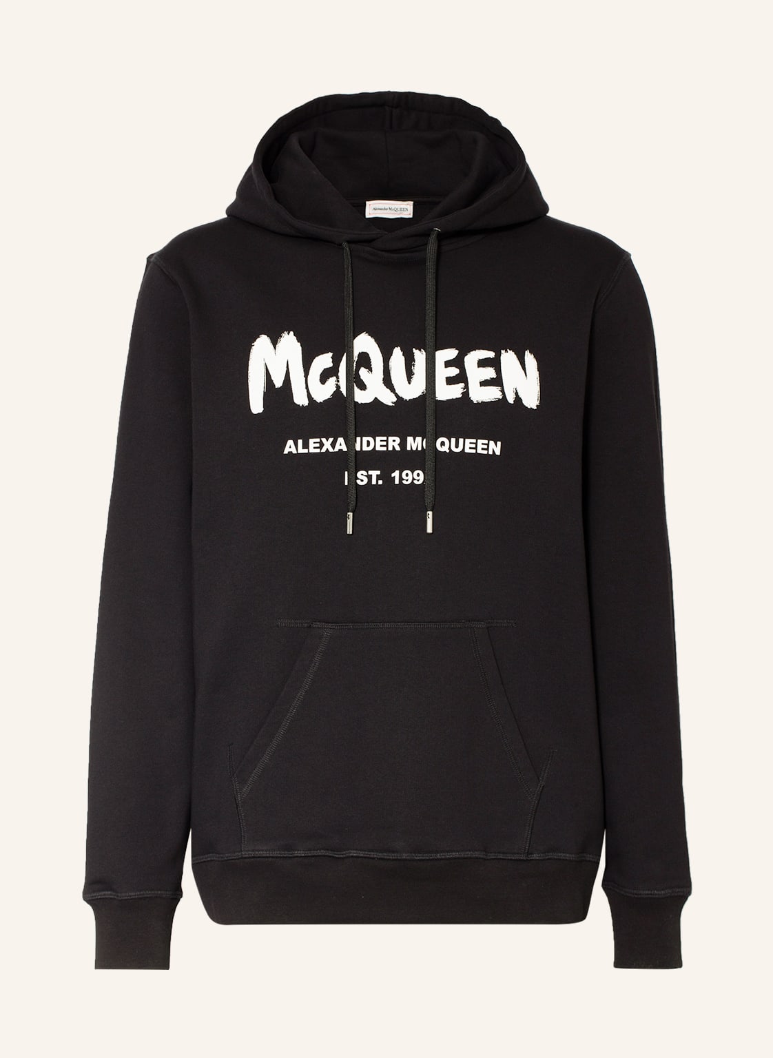Image of Alexander Mcqueen Oversized-Hoodie schwarz