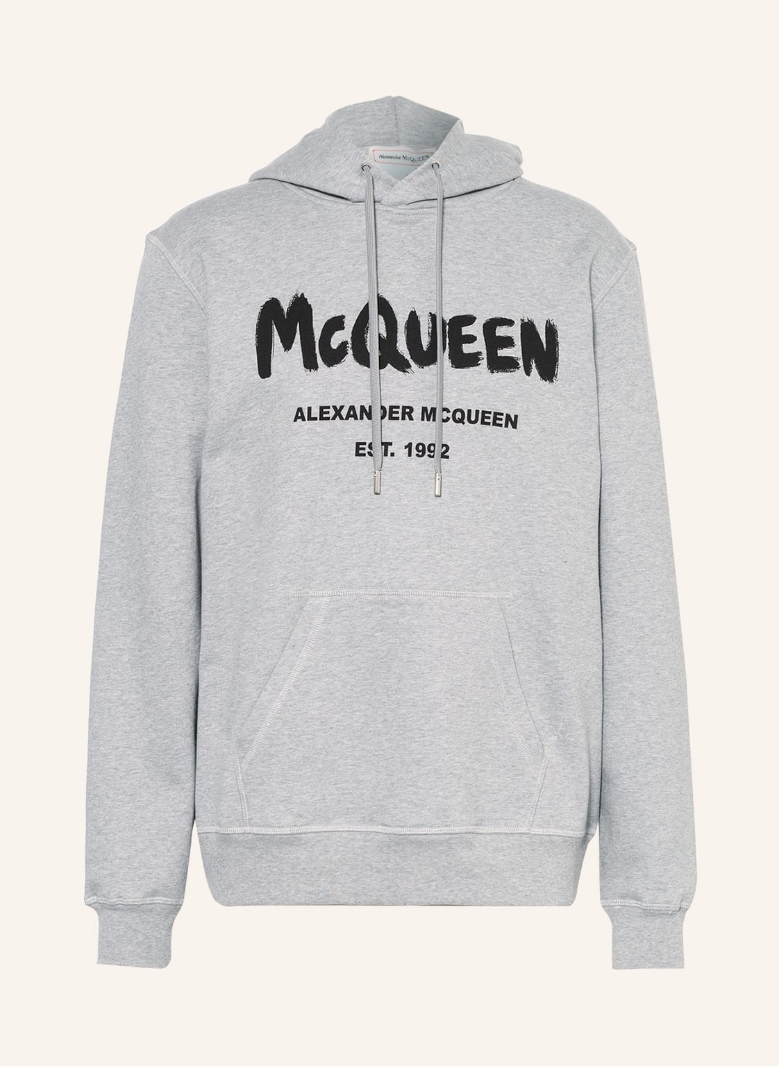Image of Alexander Mcqueen Oversized-Hoodie grau