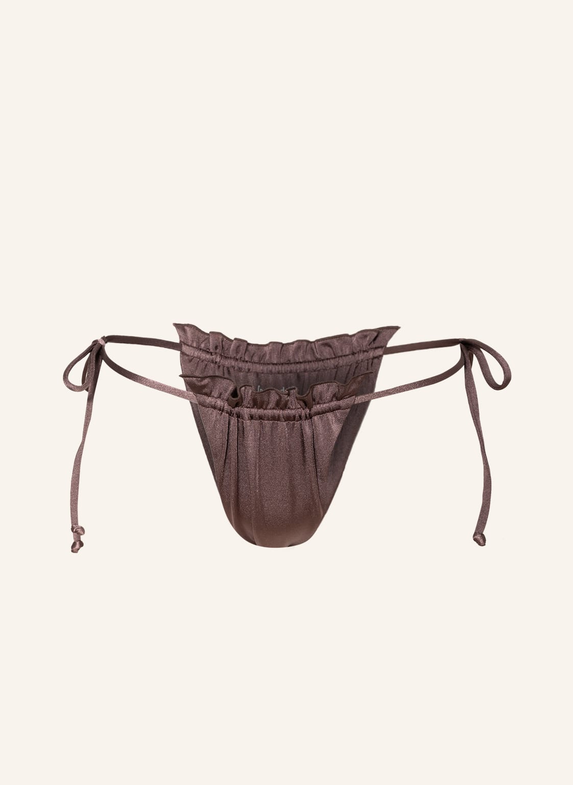 Image of Espadrij L'originale Triangel-Bikini-Hose Chloe braun