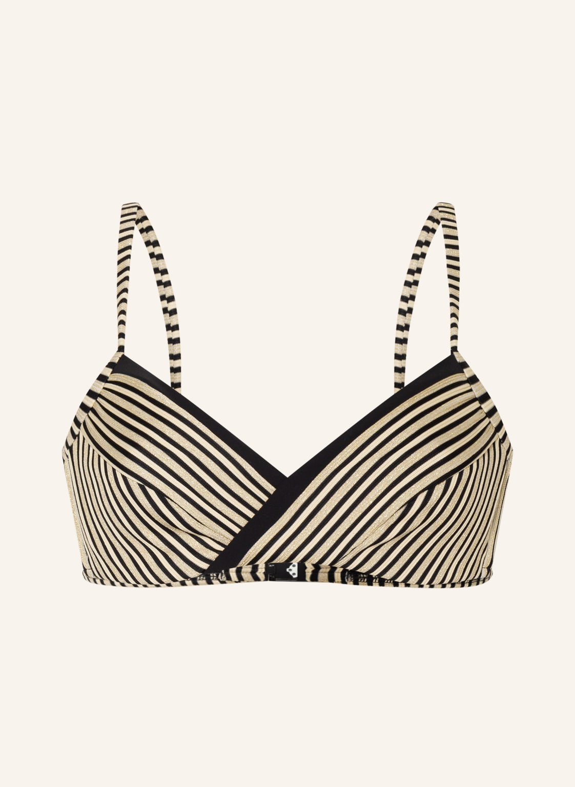 Image of Maryan Mehlhorn Bralette-Bikini-Top Pirates Mit Glitzergarn gold