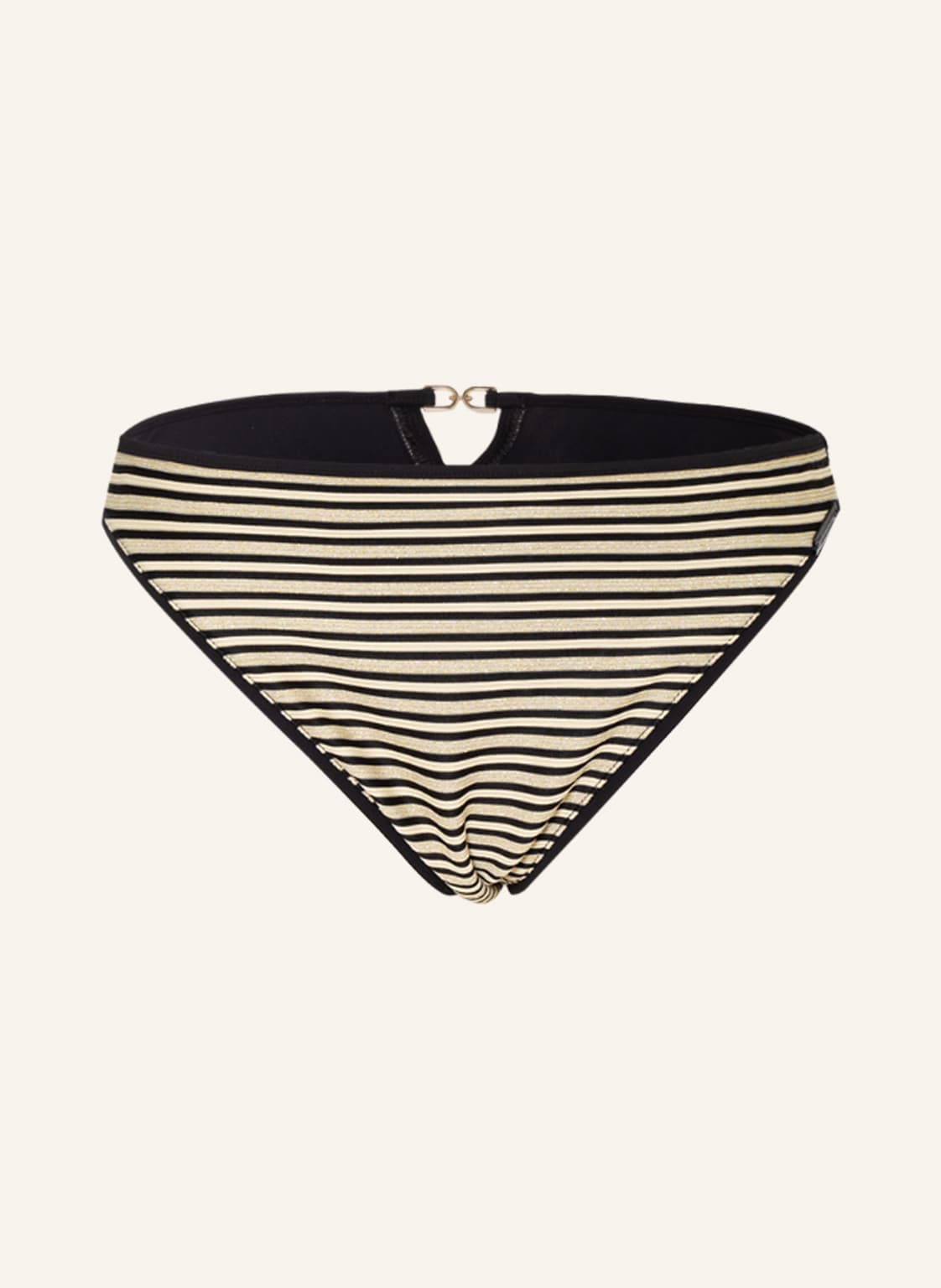 Image of Maryan Mehlhorn High-Waist-Bikini-Hose Pirates Mit Glitzergarn gold