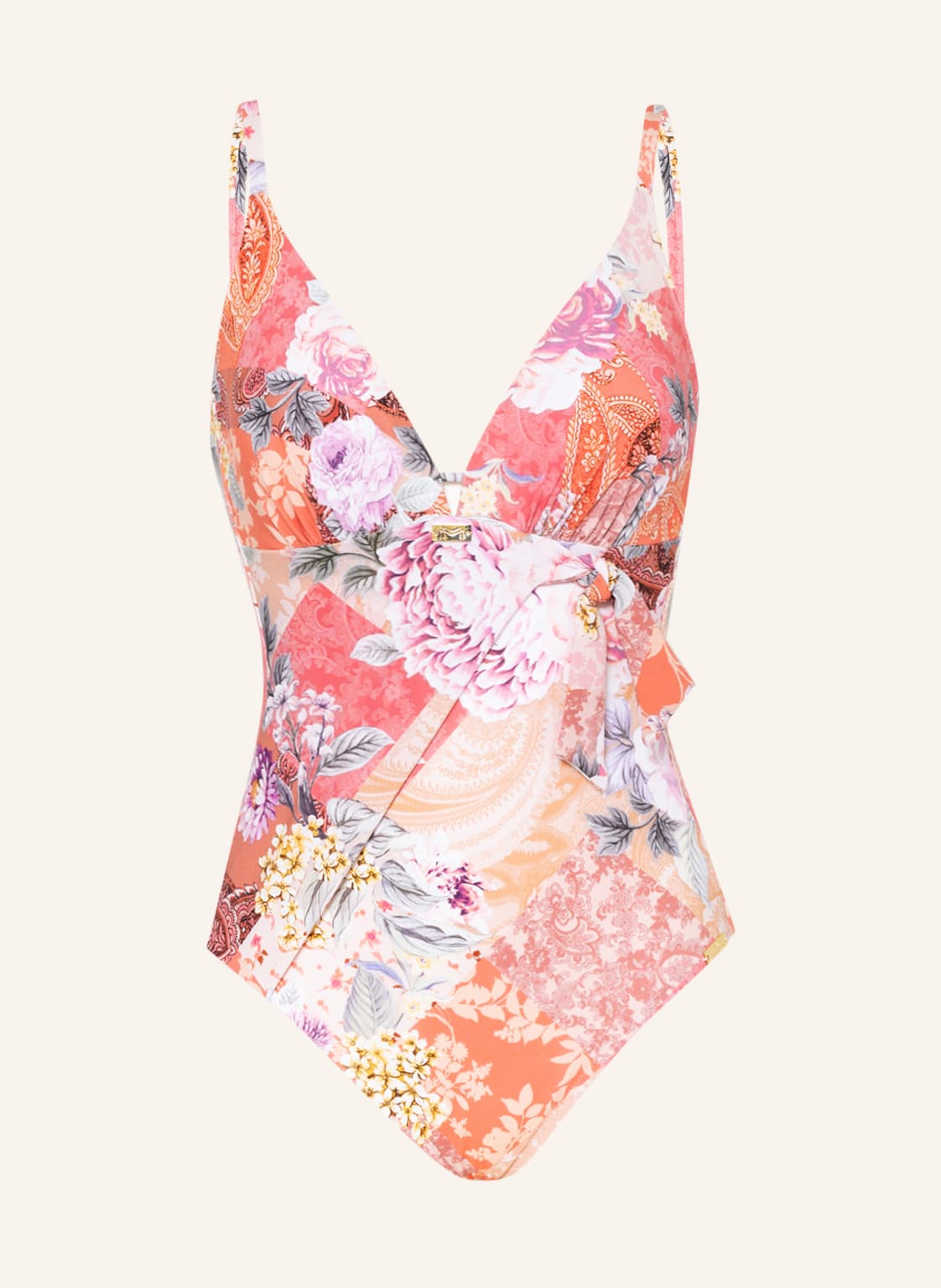 Image of Maryan Mehlhorn Badeanzug Euphoria In Wickeloptik rosa