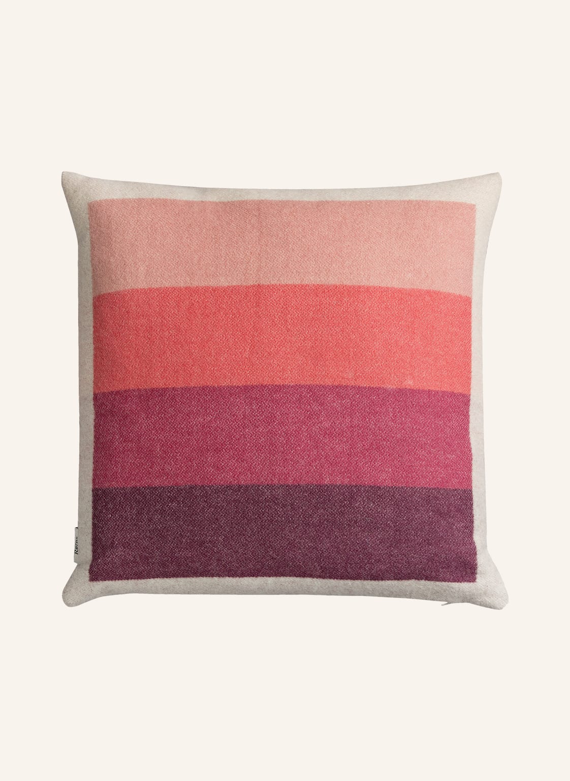 Image of Røros Tweed Tweed-Dekokissen Åsmund pink