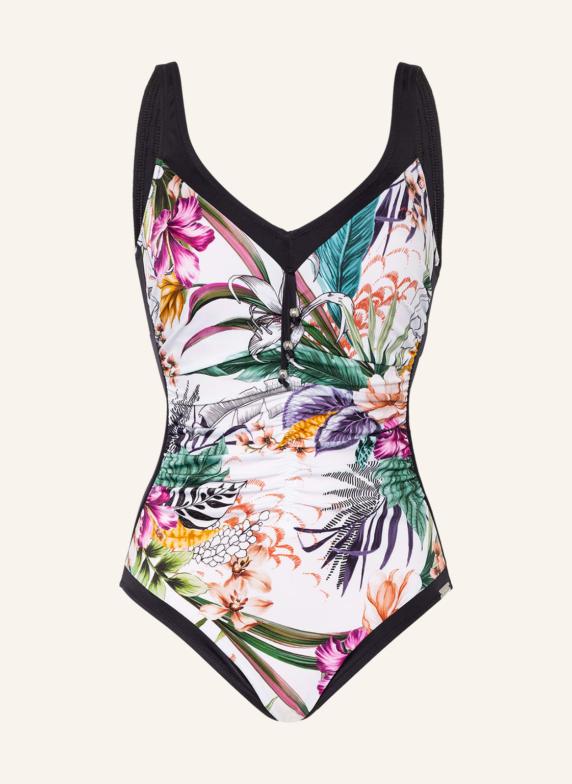 Image of Charmline Shape-Badeanzug Tropic Daynight weiss