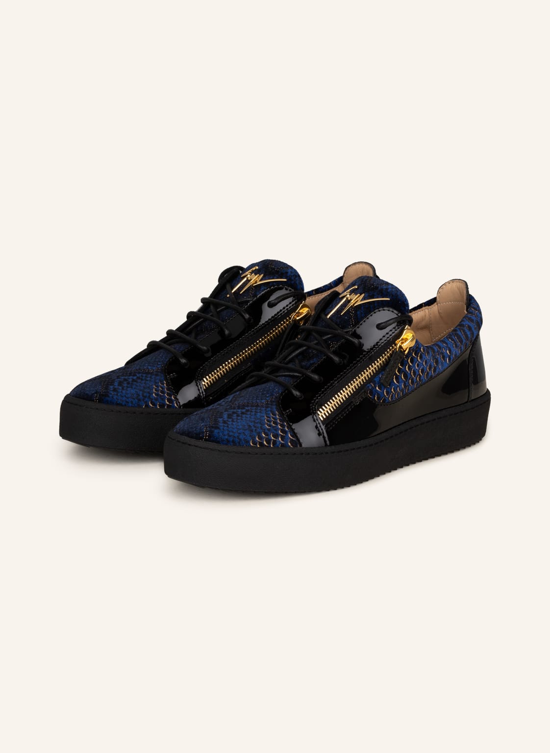 Image of Giuseppe Zanotti Design Sneaker Frankie blau