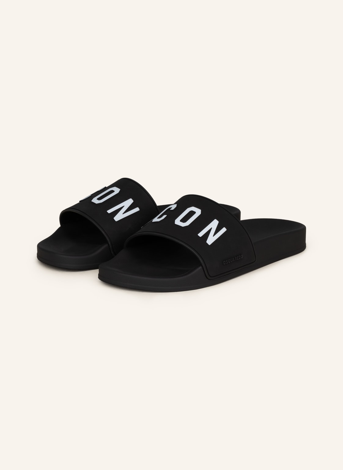 Image of dsquared2 Pantoletten Icon schwarz