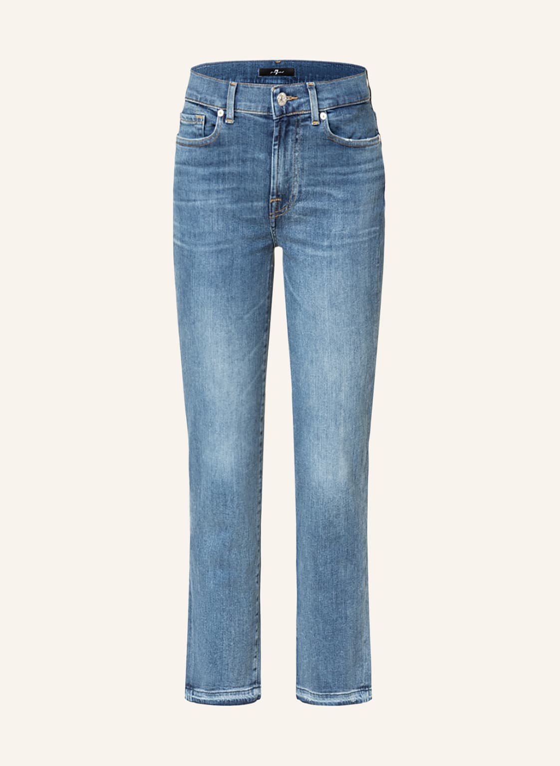 Image of 7 For All Mankind Straight Jeans Illusion Stride blau