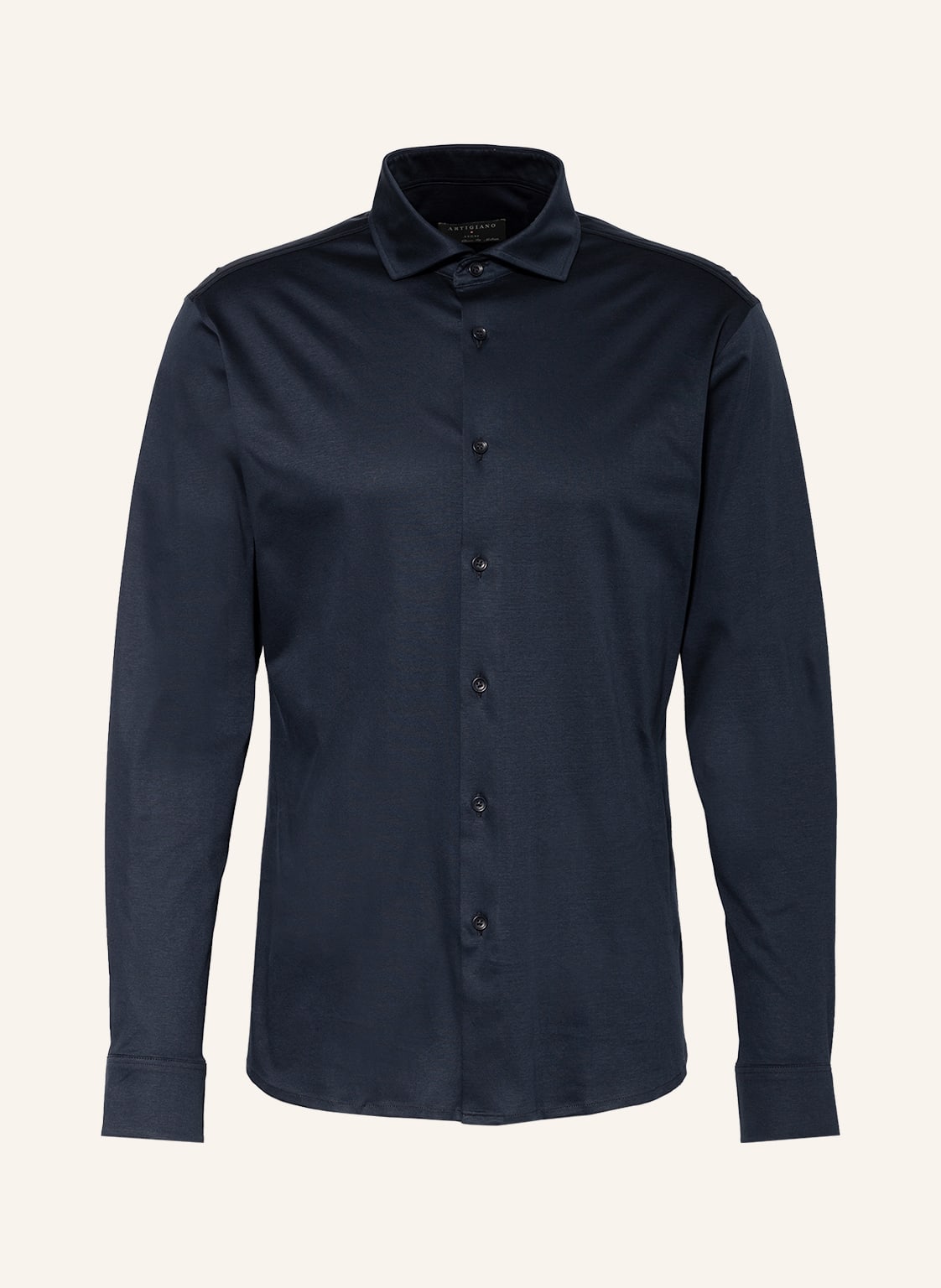Image of Artigiano Jersey-Hemd Classic Fit blau
