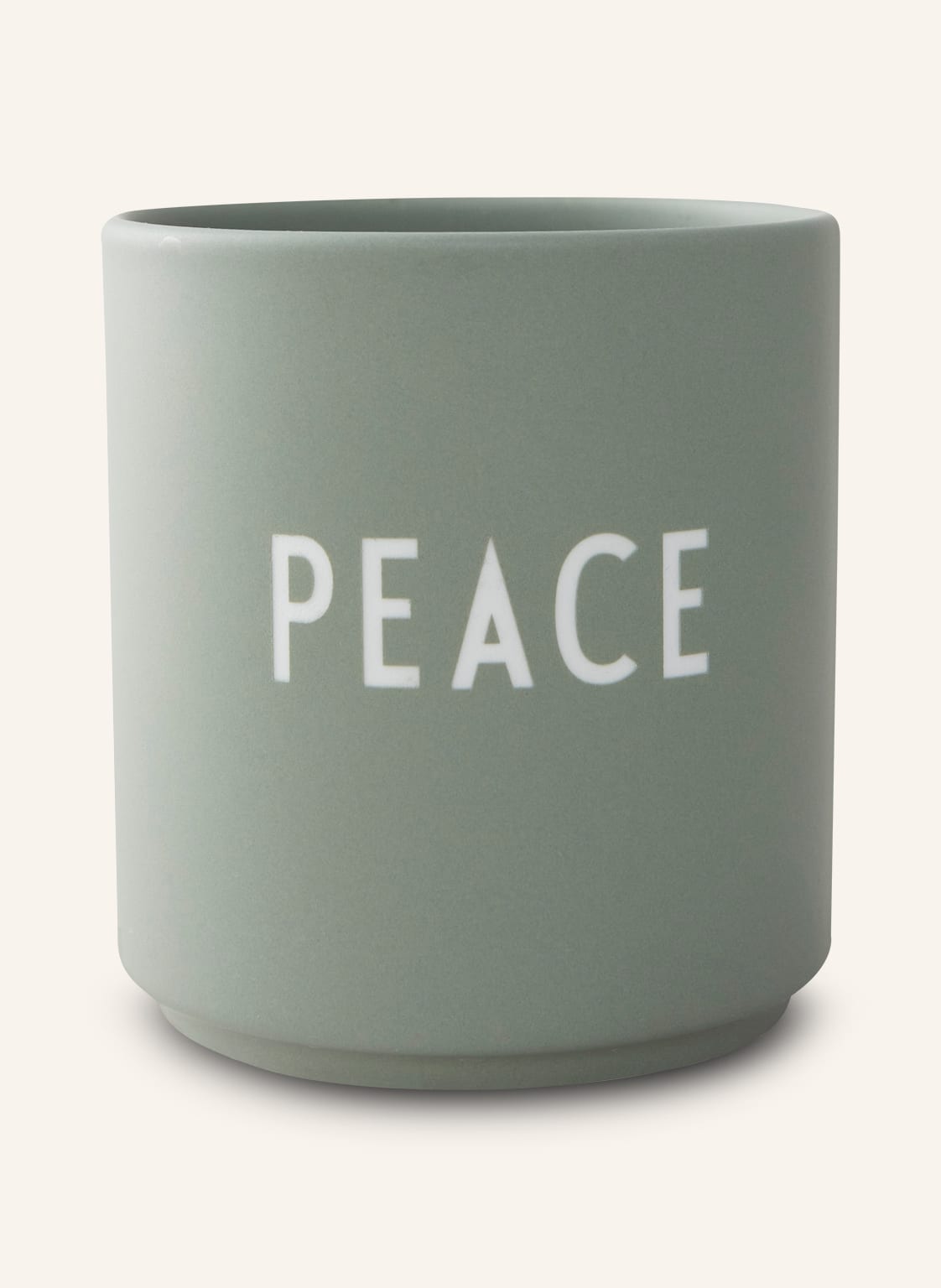 Image of Design Letters Becher Peace gruen