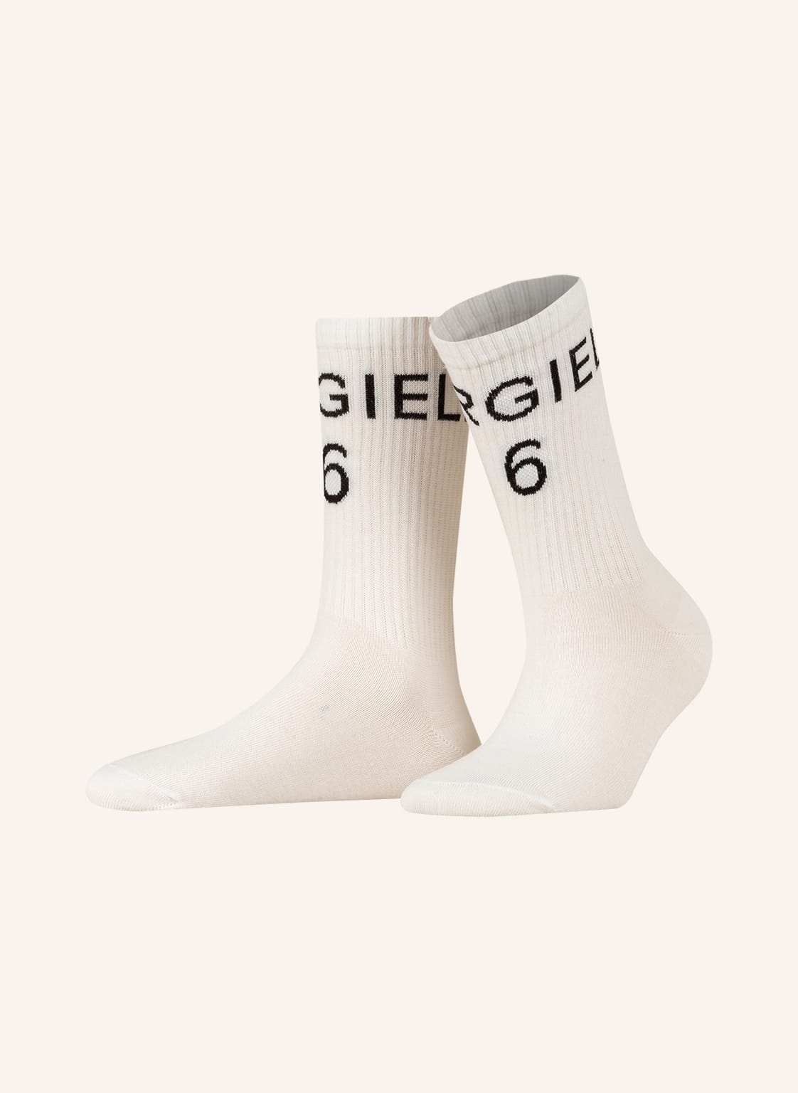 Image of mm6 Maison Margiela Socken Gauge 18 weiss