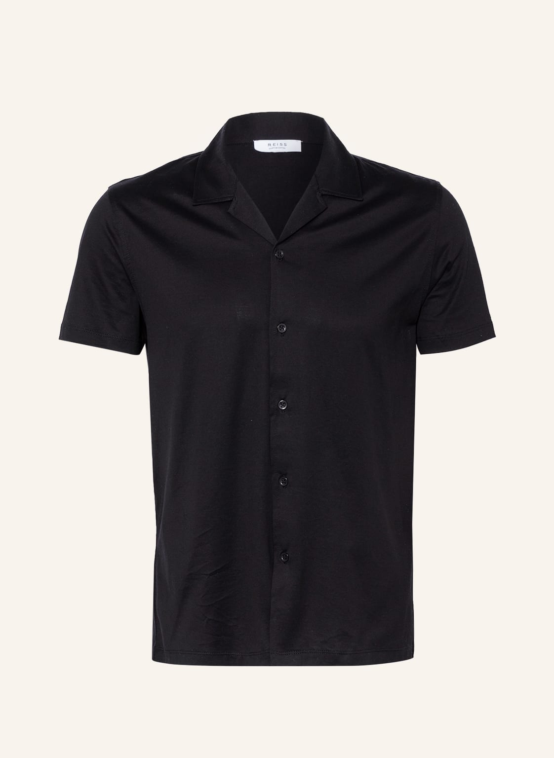 Image of Reiss Resorthemd Caspa Regular Fit schwarz