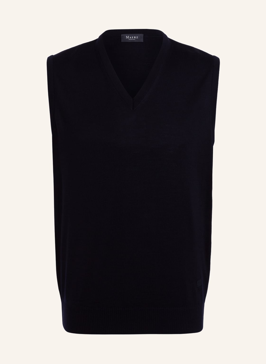 Image of Maerz Muenchen Schurwoll-Pullunder blau