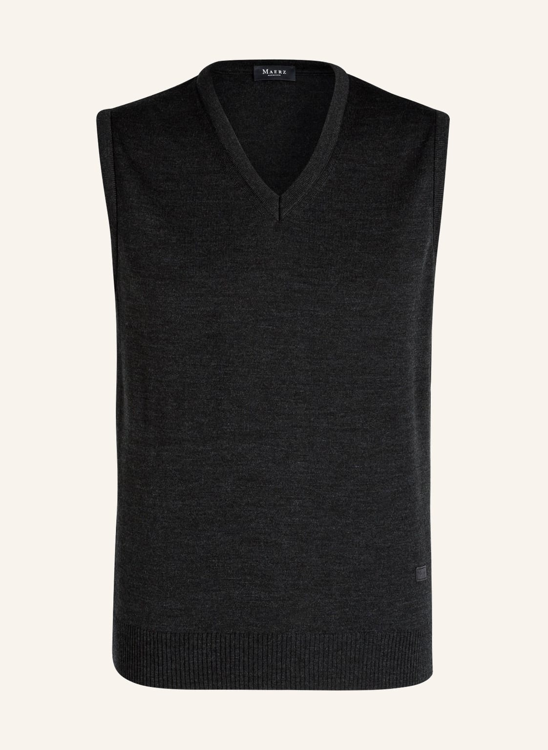 Image of Maerz Muenchen Schurwoll-Pullunder grau