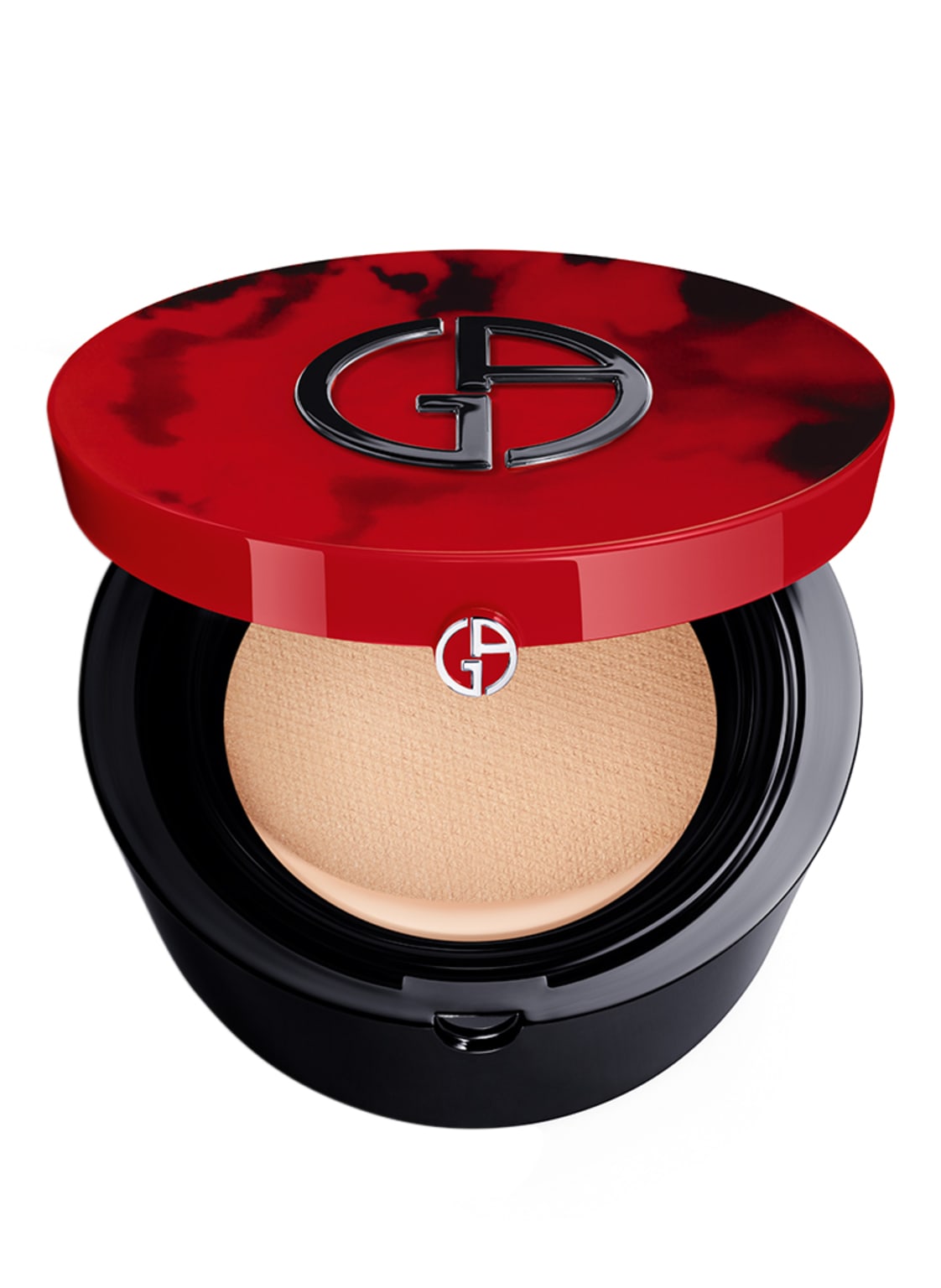Image of Giorgio Armani Beauty Gab Red Cushion Malachite Case Leerpaletten