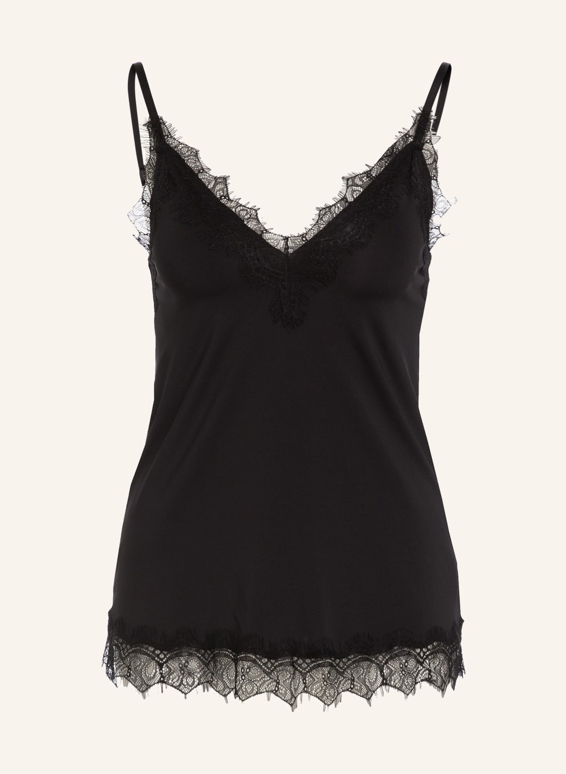 Image of Rosemunde Top Billie Mit Spitze schwarz