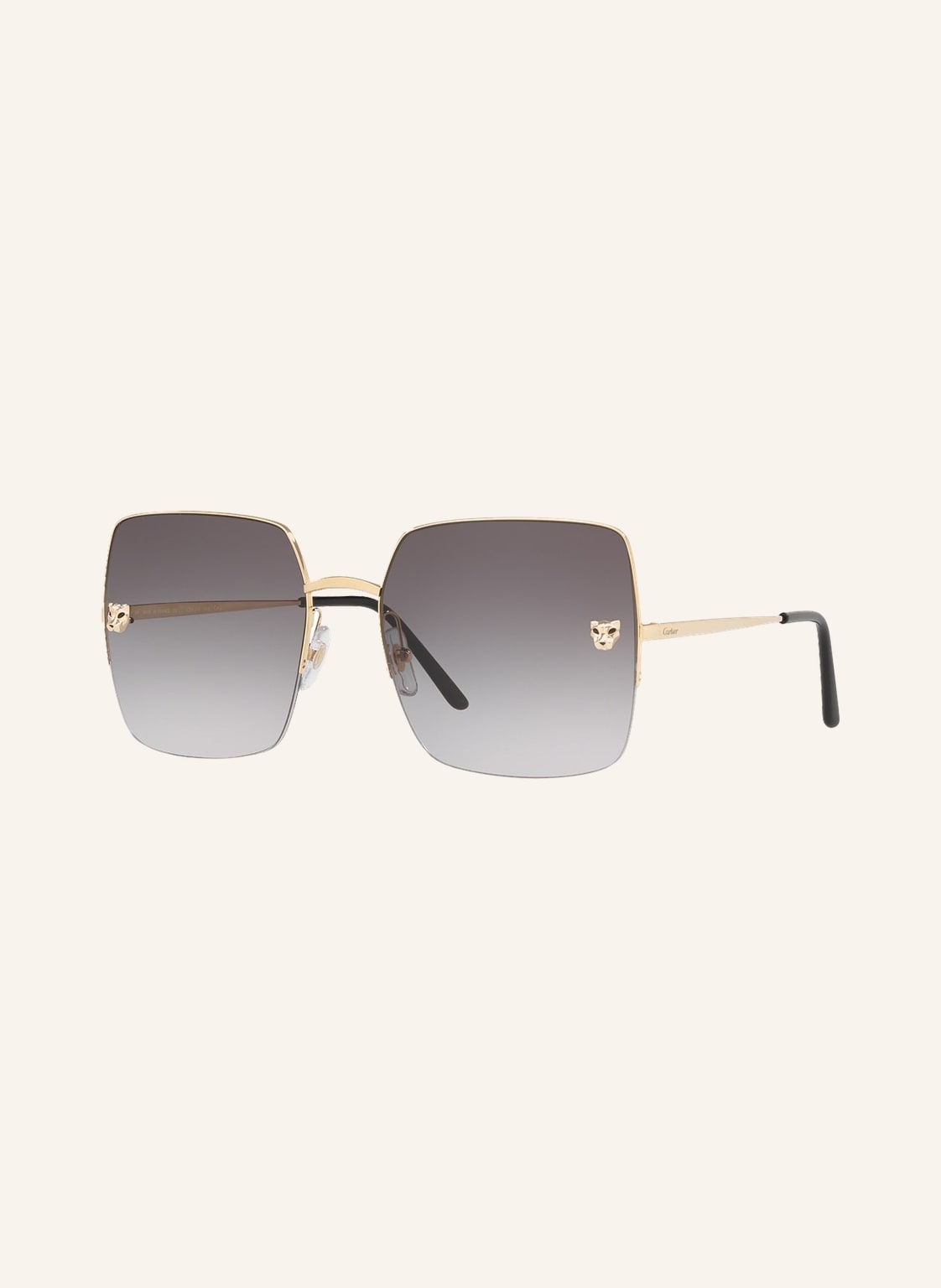Image of Cartier Sonnebrille ct0121s gold