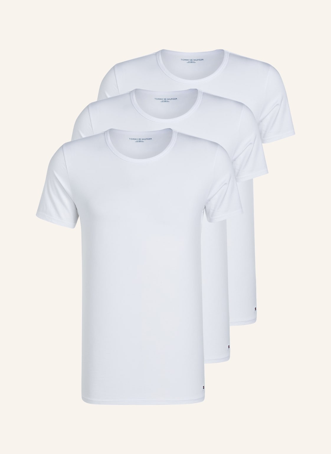 Image of Tommy Hilfiger 3er-Pack T-Shirts weiss