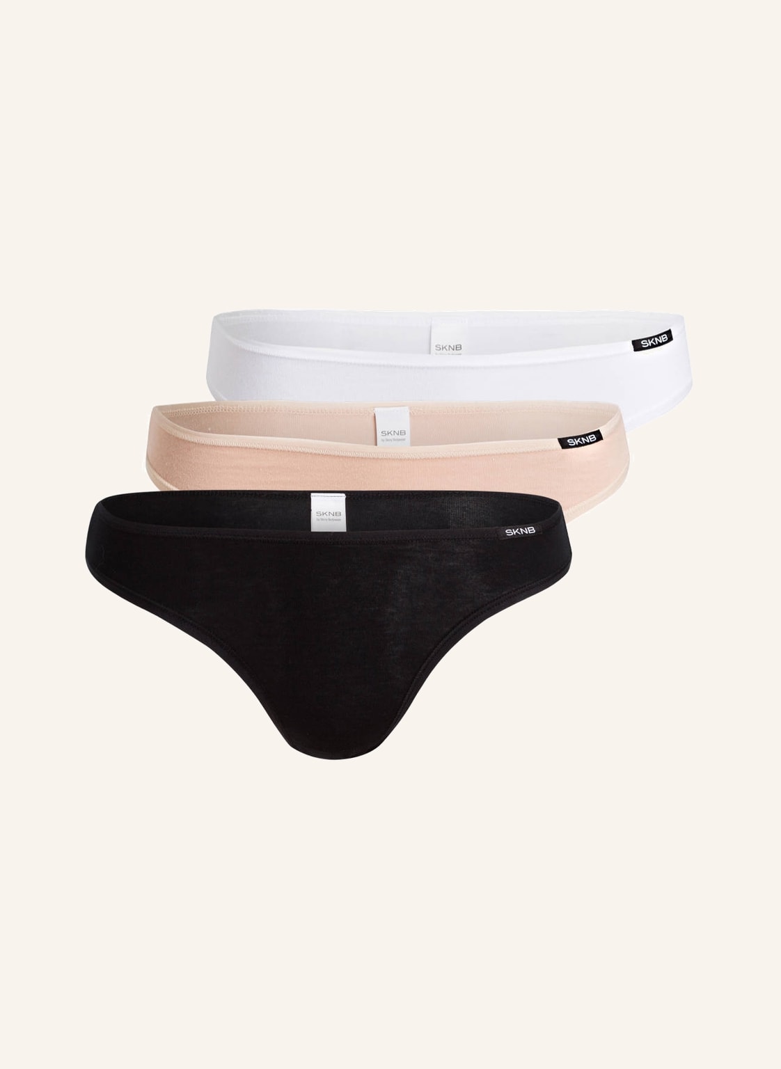 Image of Skiny 3er-Pack Slips Advantage Cotton schwarz