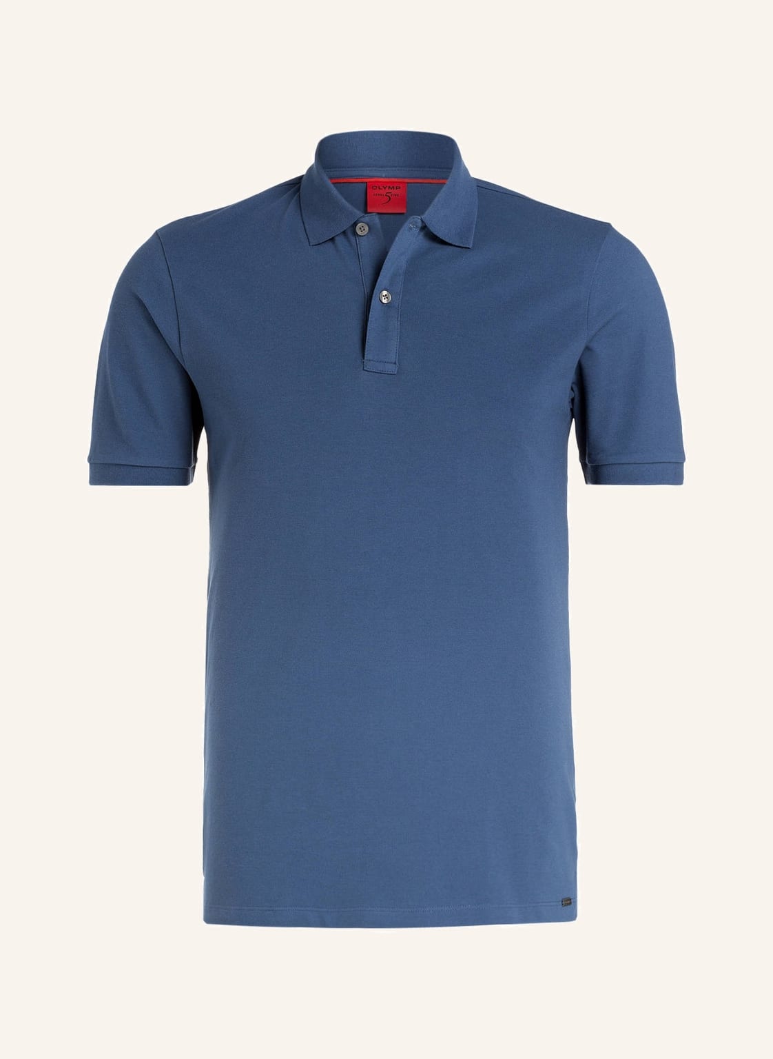 Image of Olymp Piqué-Poloshirt Level Five Body Fit blau