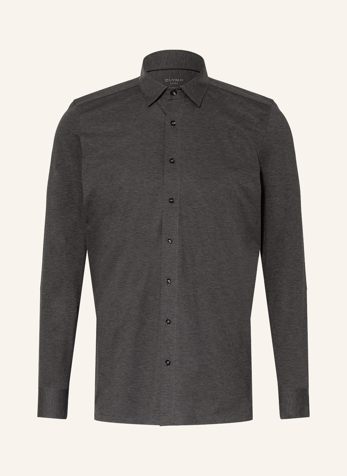 Image of Olymp Jerseyhemd Luxor 24/Seven Modern Fit grau