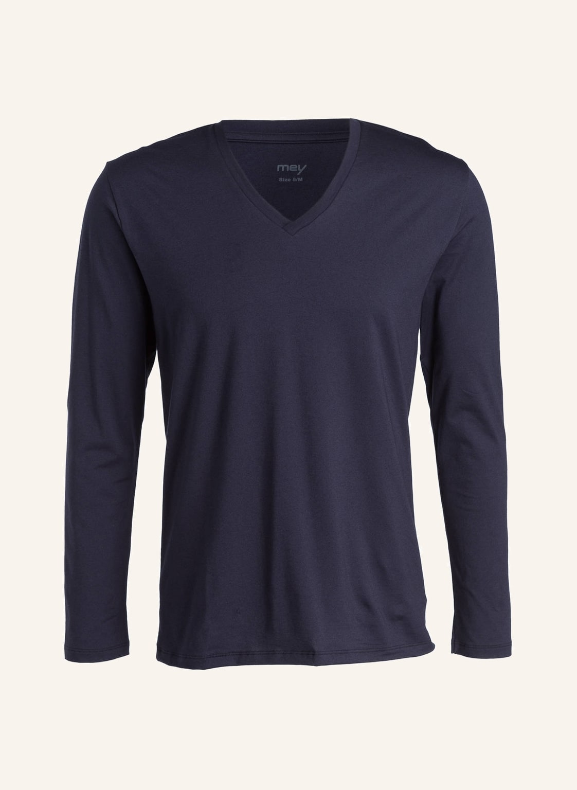 Image of Mey Lounge-Shirt Serie Dry Cotton Colour blau