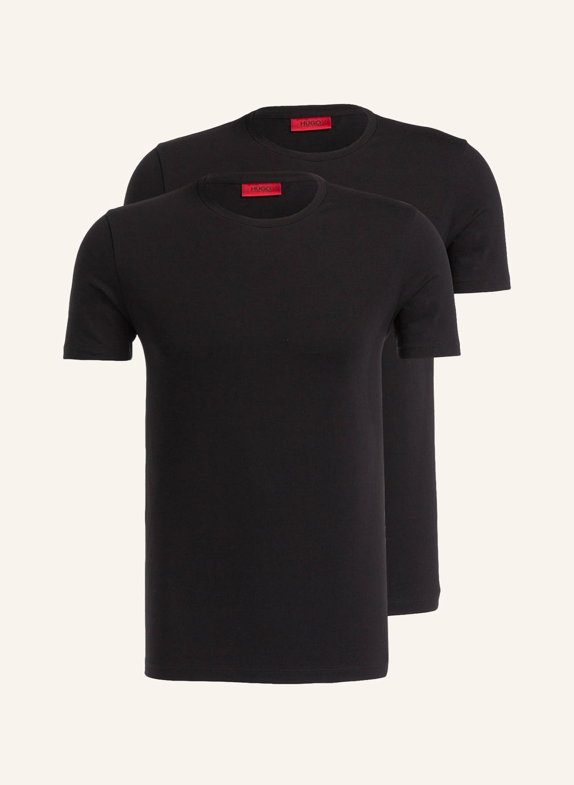 Image of Hugo 2er-Pack T-Shirts schwarz