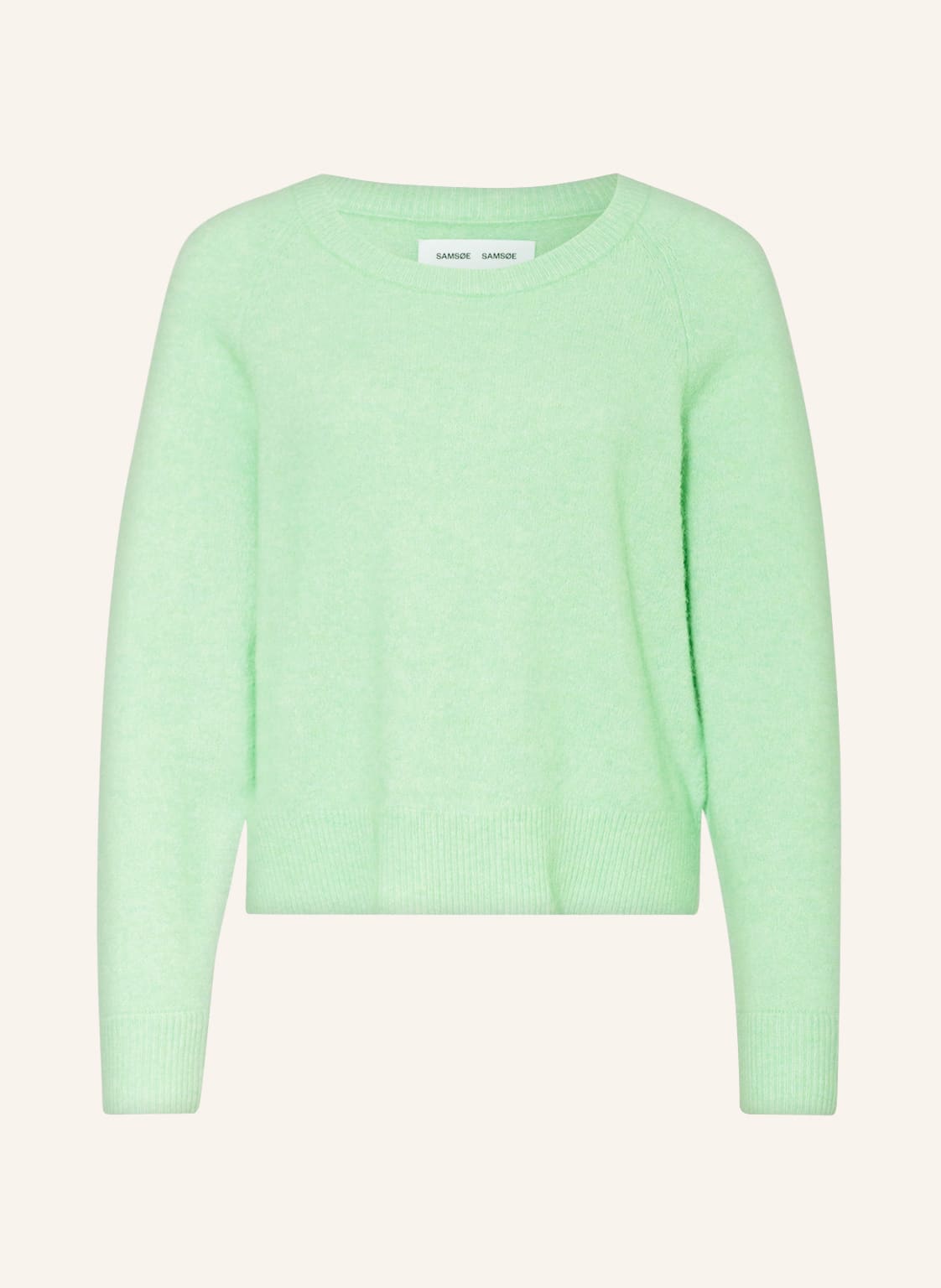 Image of Samsøe Samsøe Pullover Nor Mit Alpaka gruen