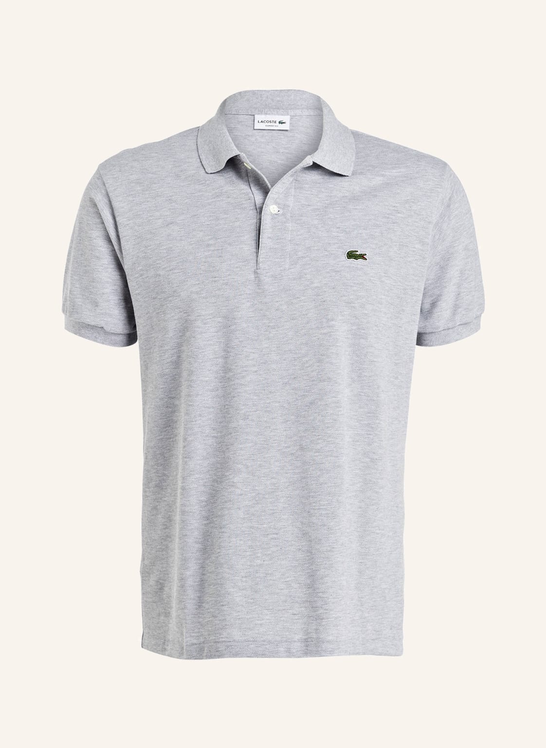 Image of Lacoste Piqué-Poloshirt Classic Fit grau